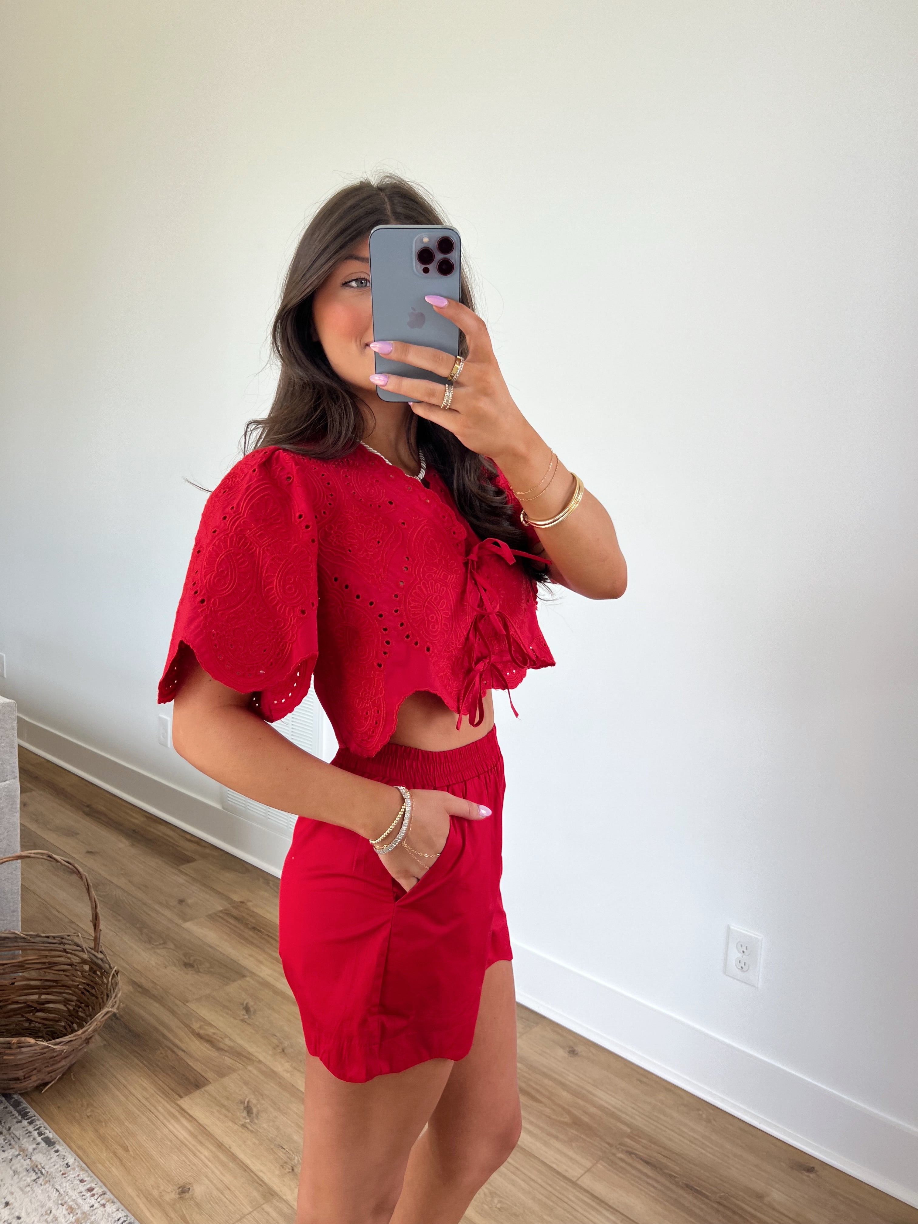 Red Reef Shorts Set