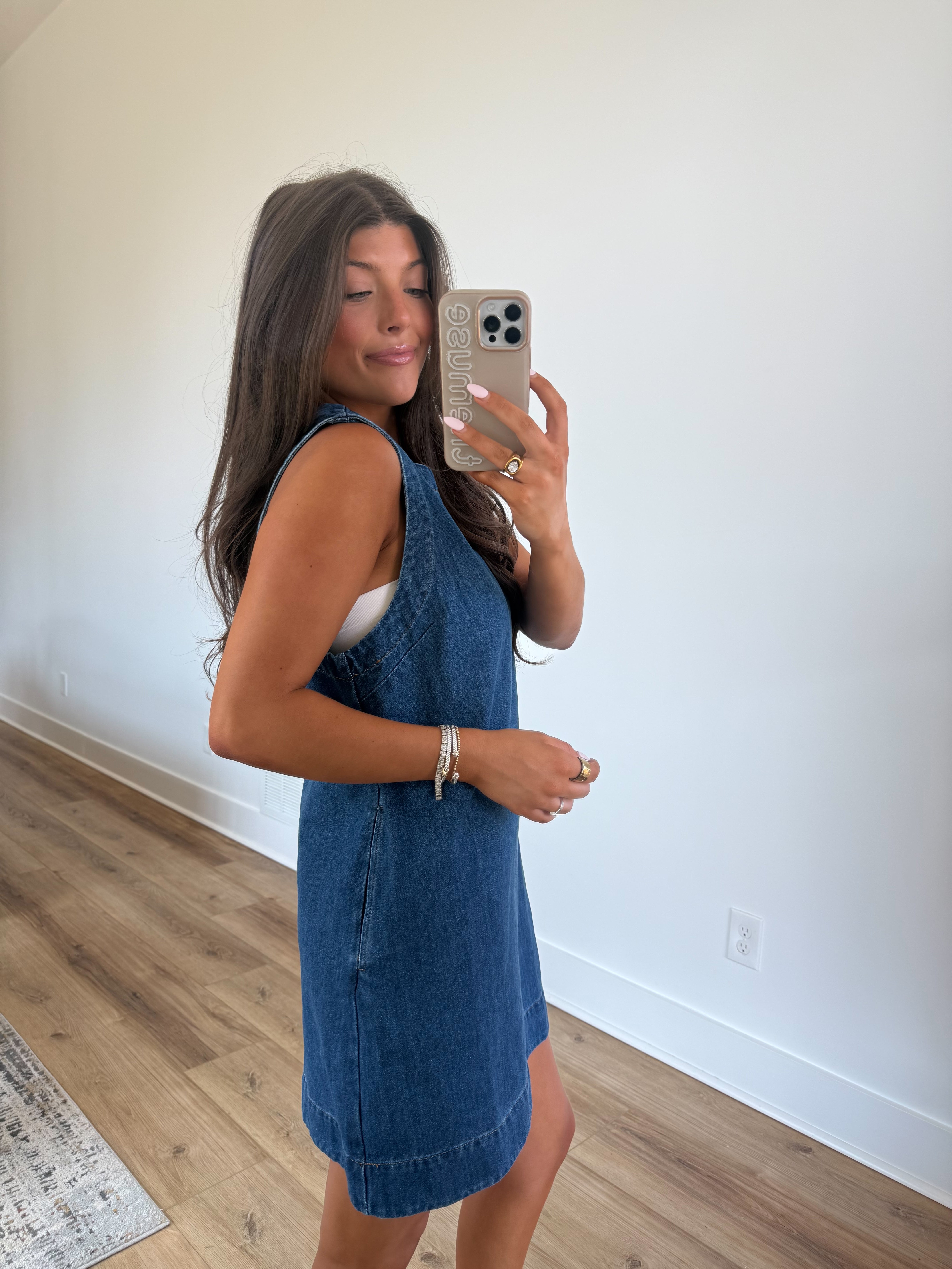 Denim Shift Dress