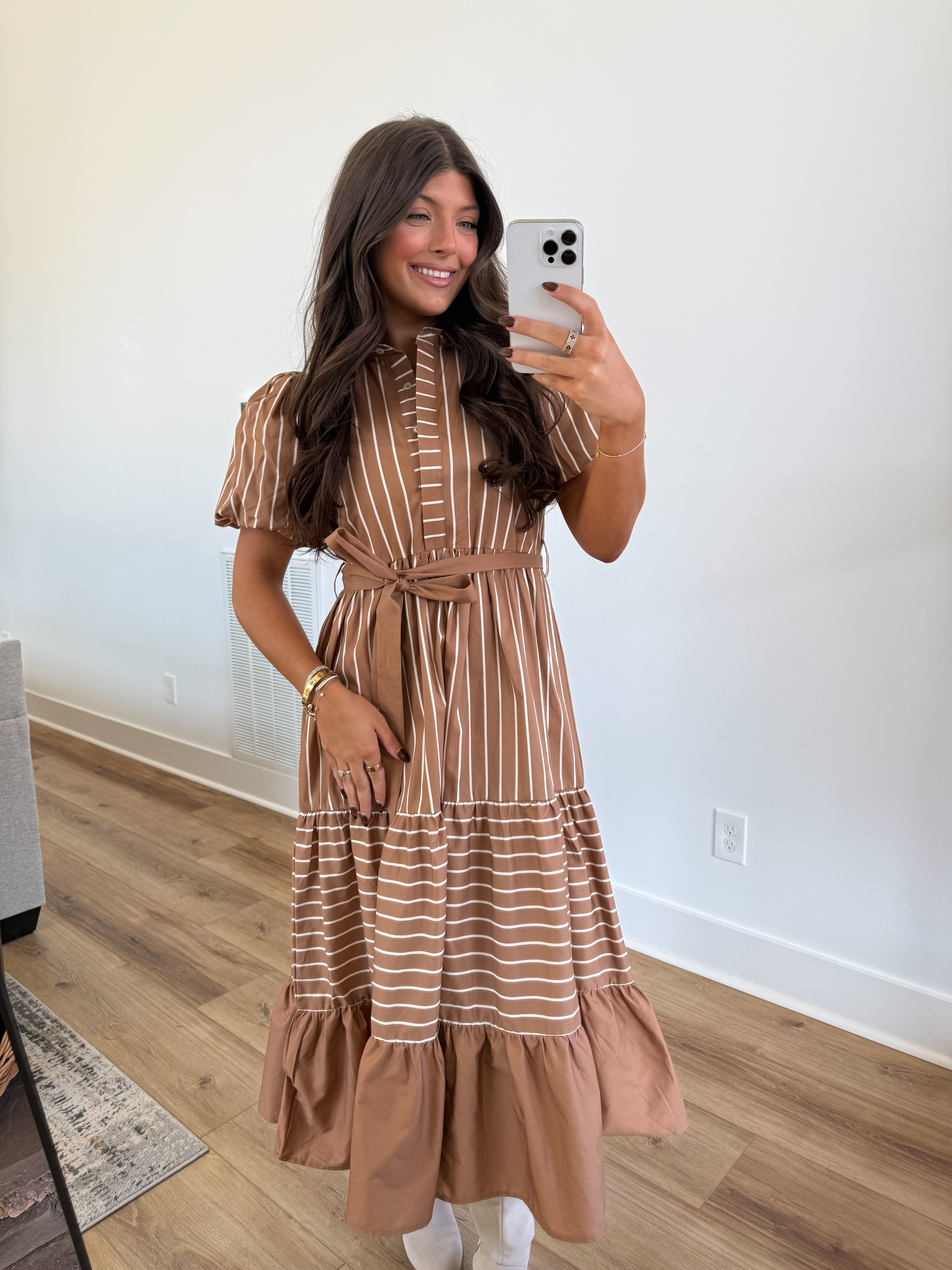 The Mocha Ribbon Dress
