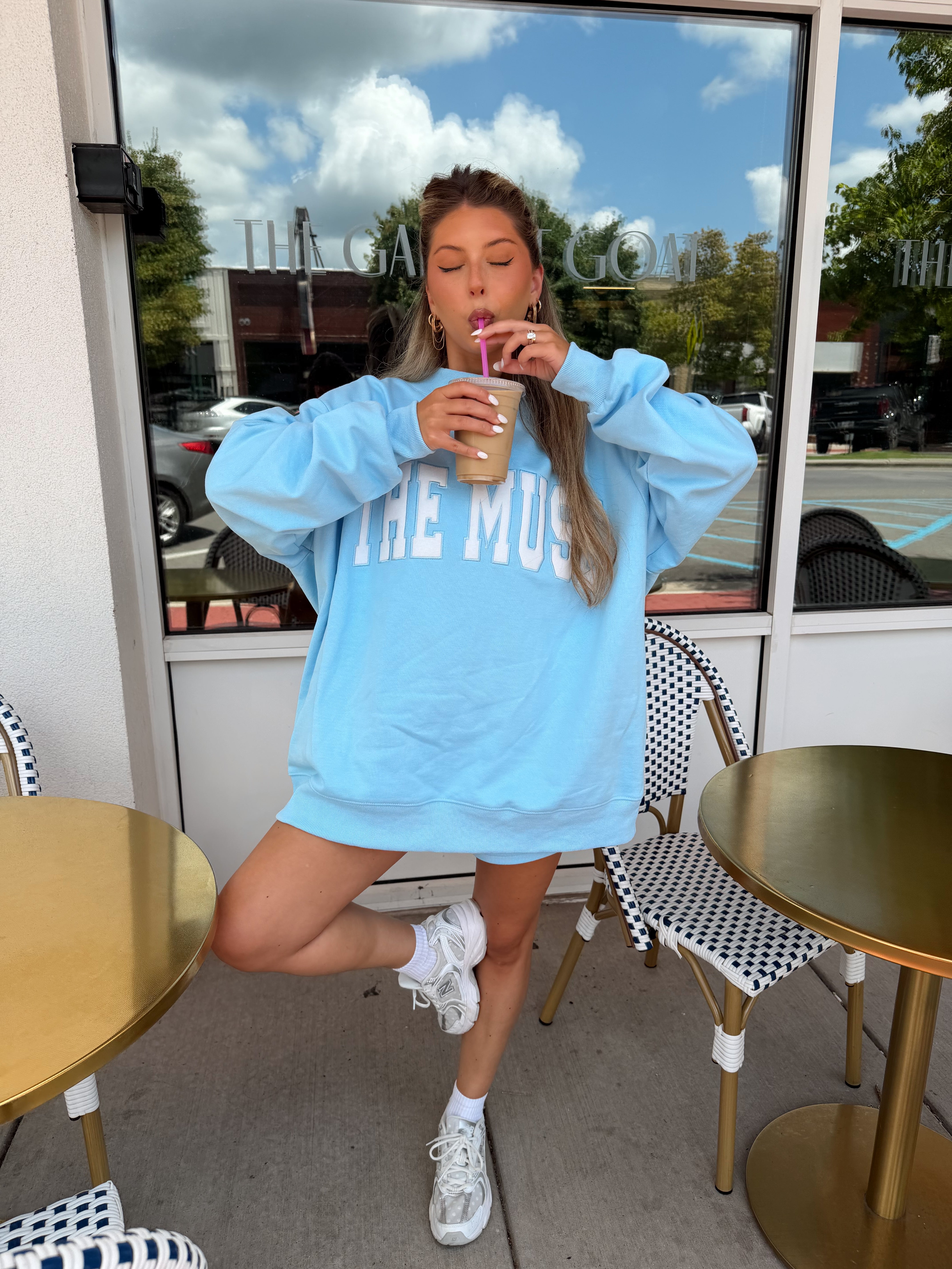The Muse Mockneck (Sky Blue)