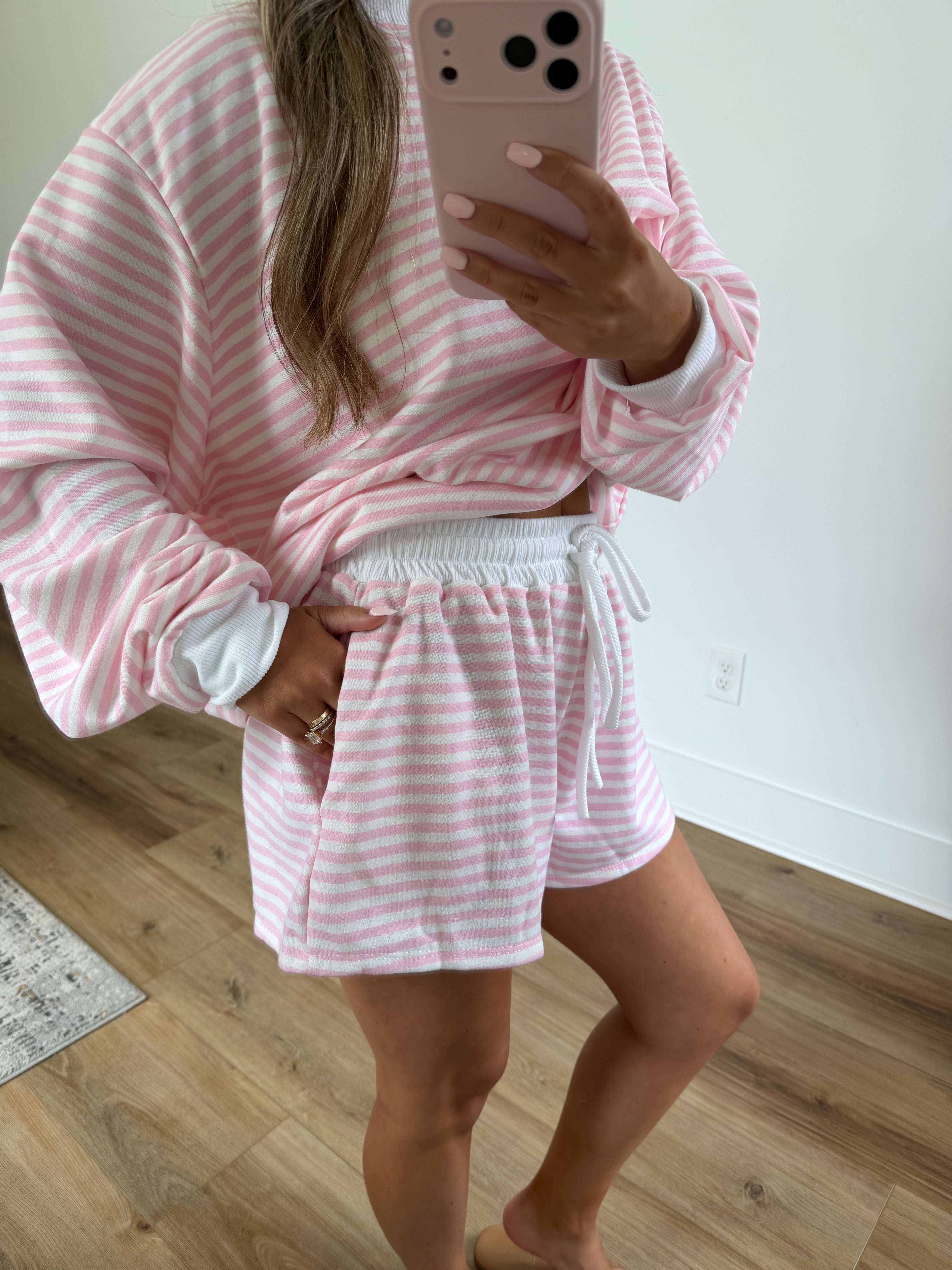 Lovey Stripes Mockneck Set