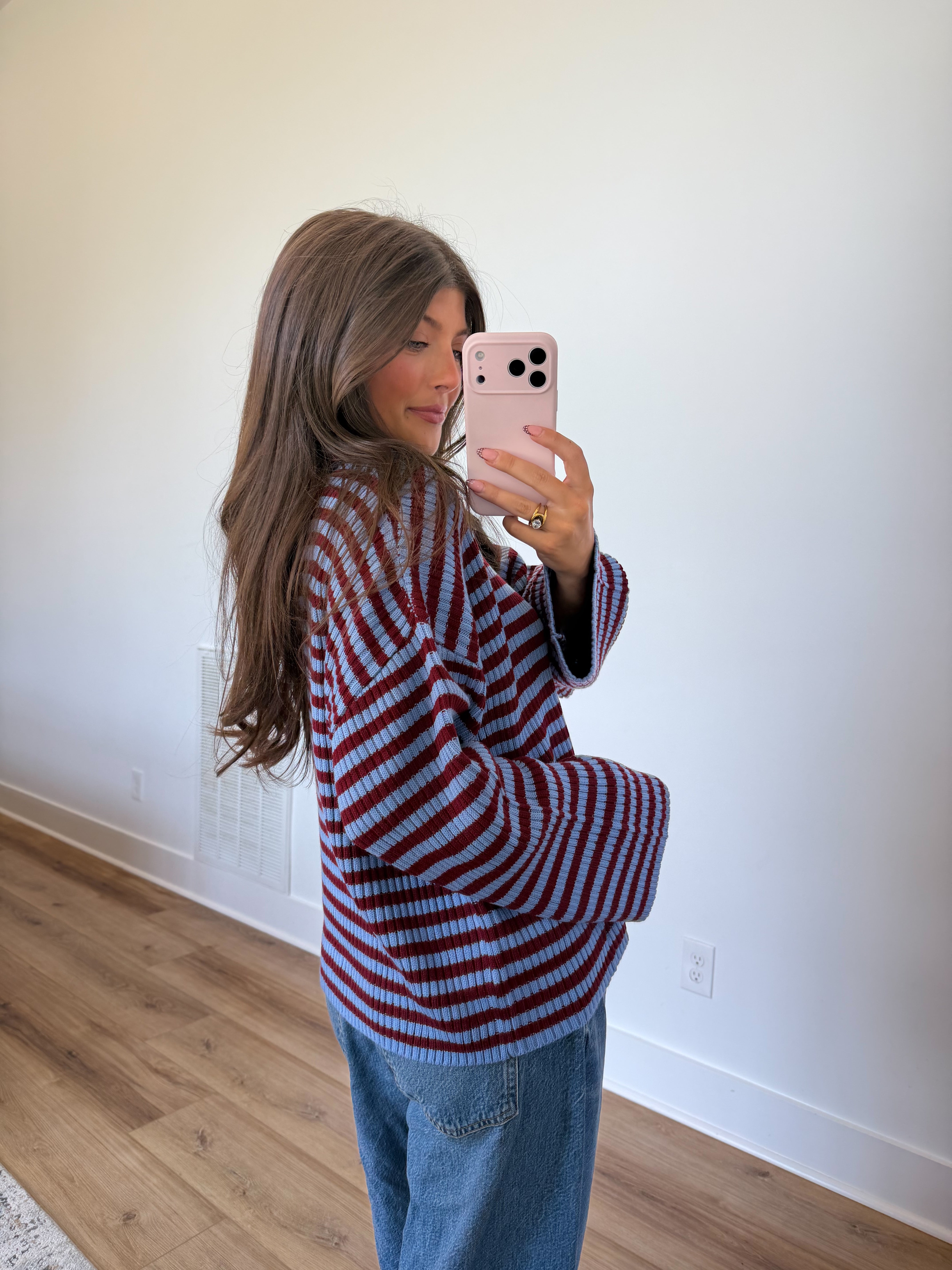 Heritage Stripe Zip Up