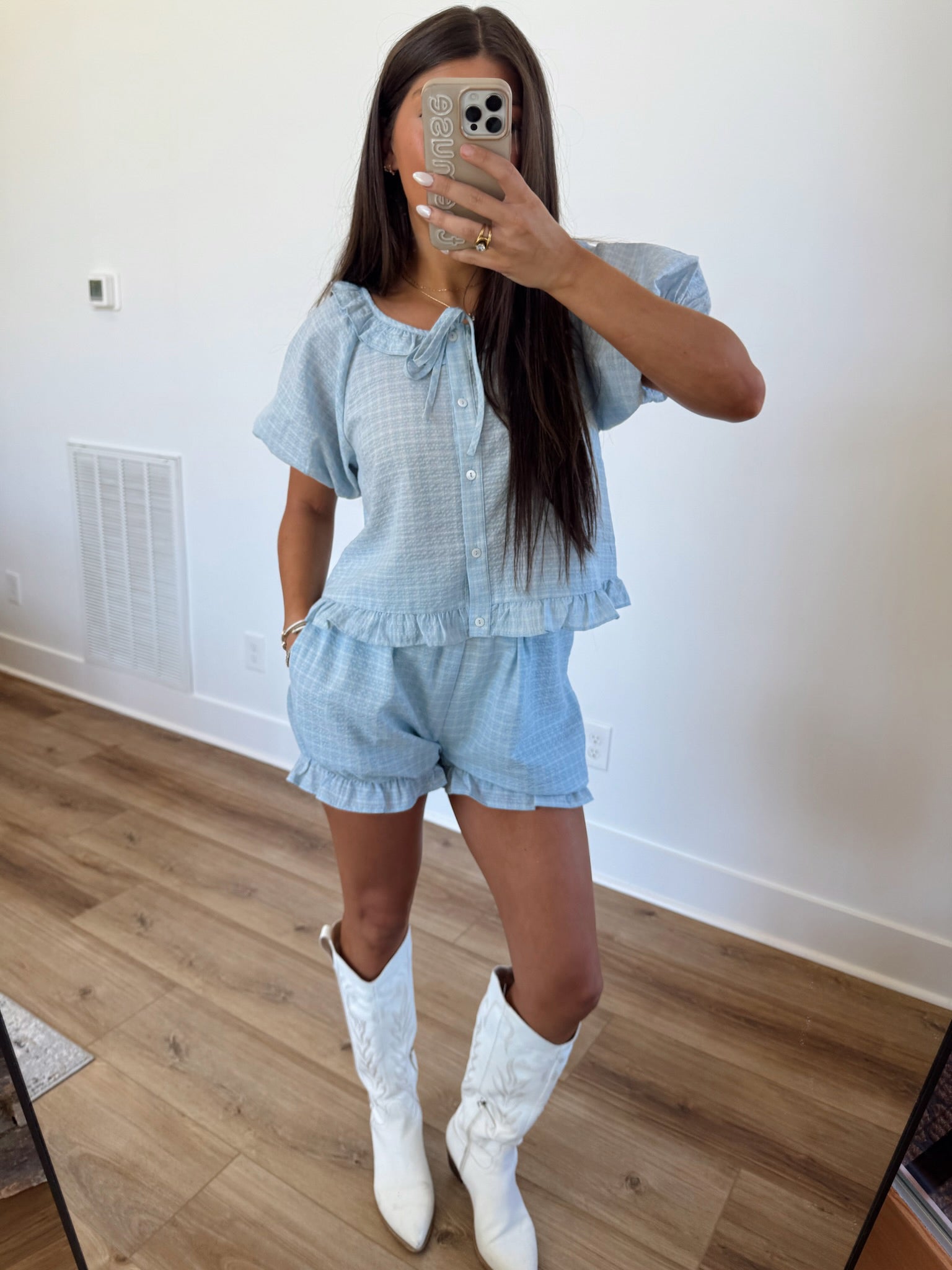 Bluebell Gingham Set