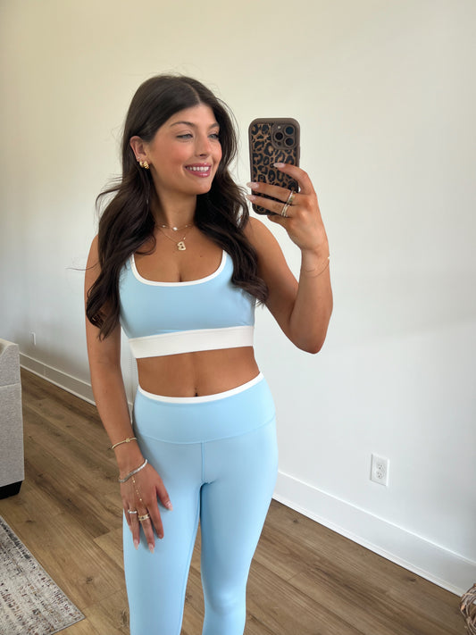 Blueberry Contrast Bra