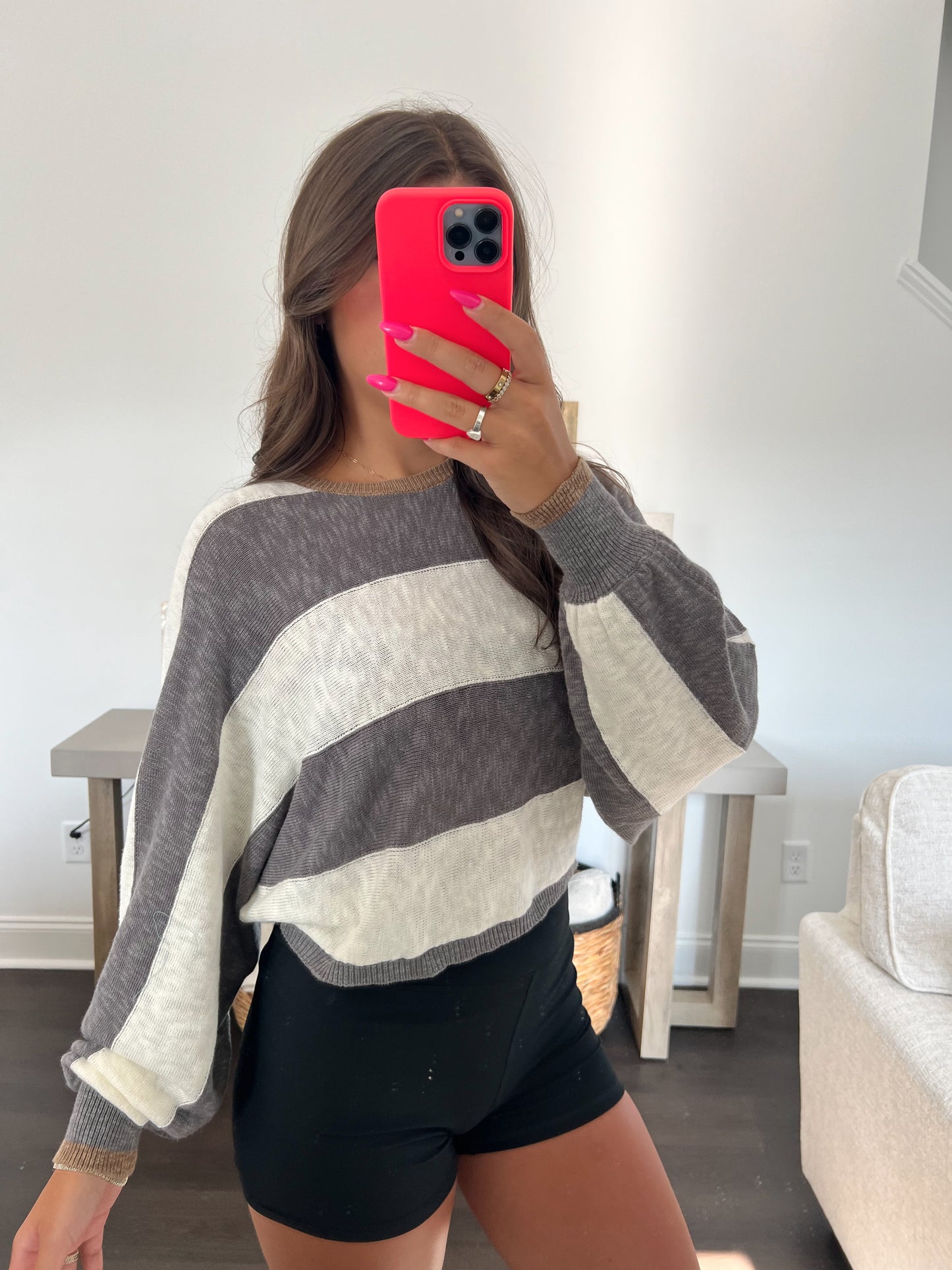 Dolman Sweater (Grey Sky)