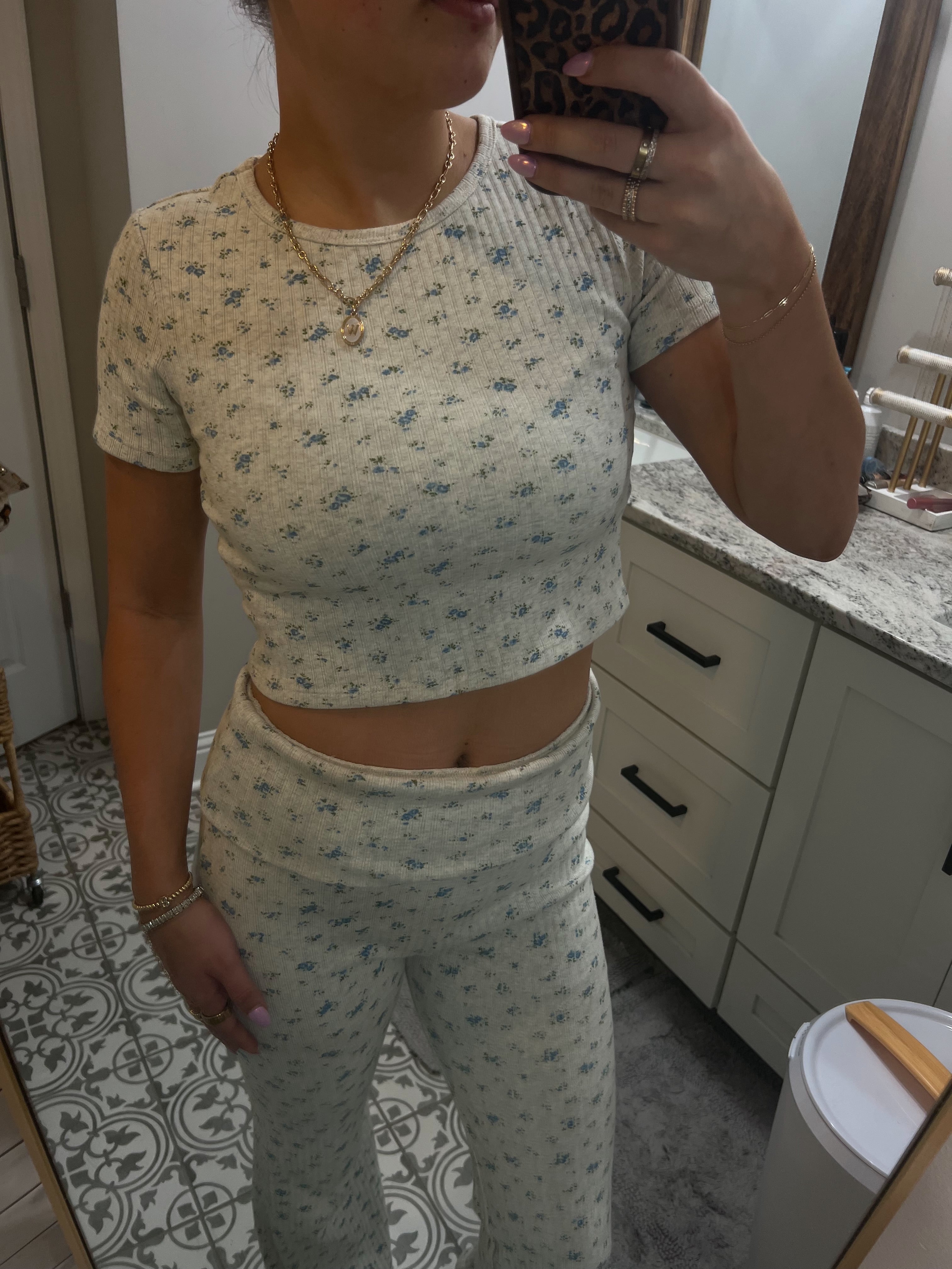 Floral Foldover Set