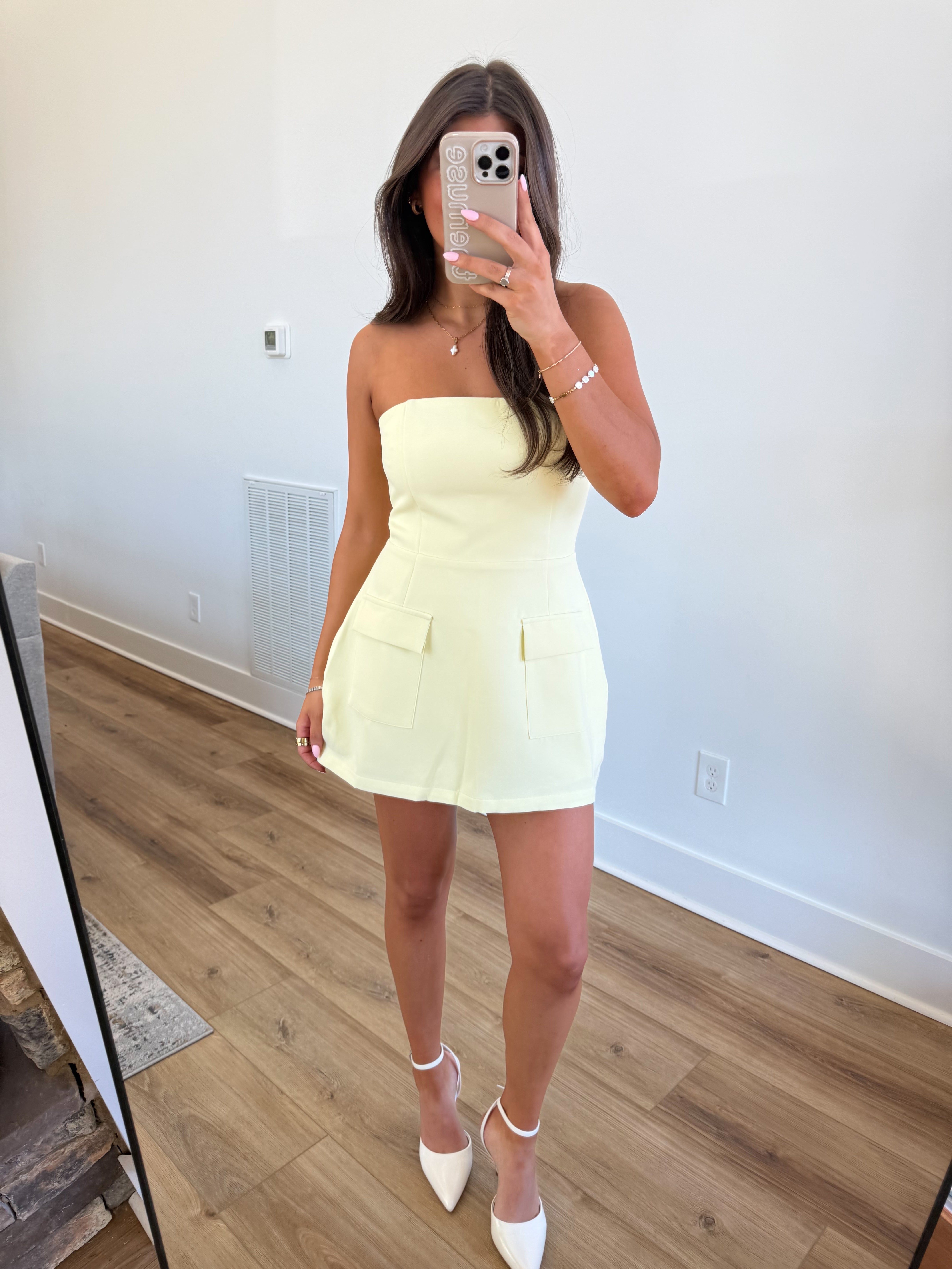 The Muse Romper (Bright Yellow)