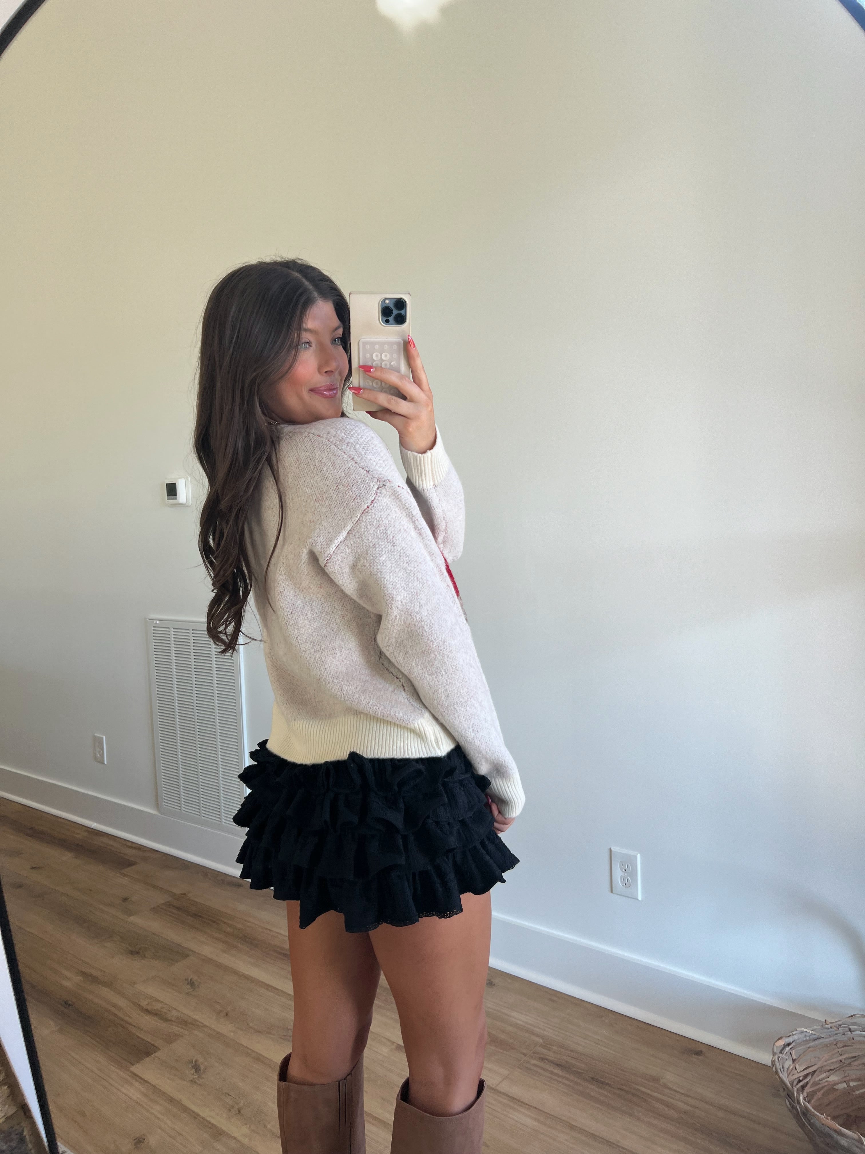 Ivory Bear Obsessed Sweater