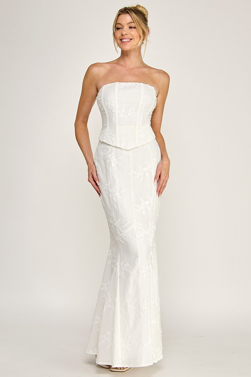 The Veronica Lace Maxi (Ivory)