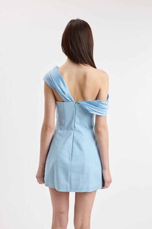 The Twisted Vows Dress (Blue)