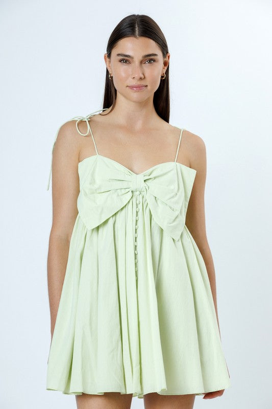 The Honeydew Bow Dress