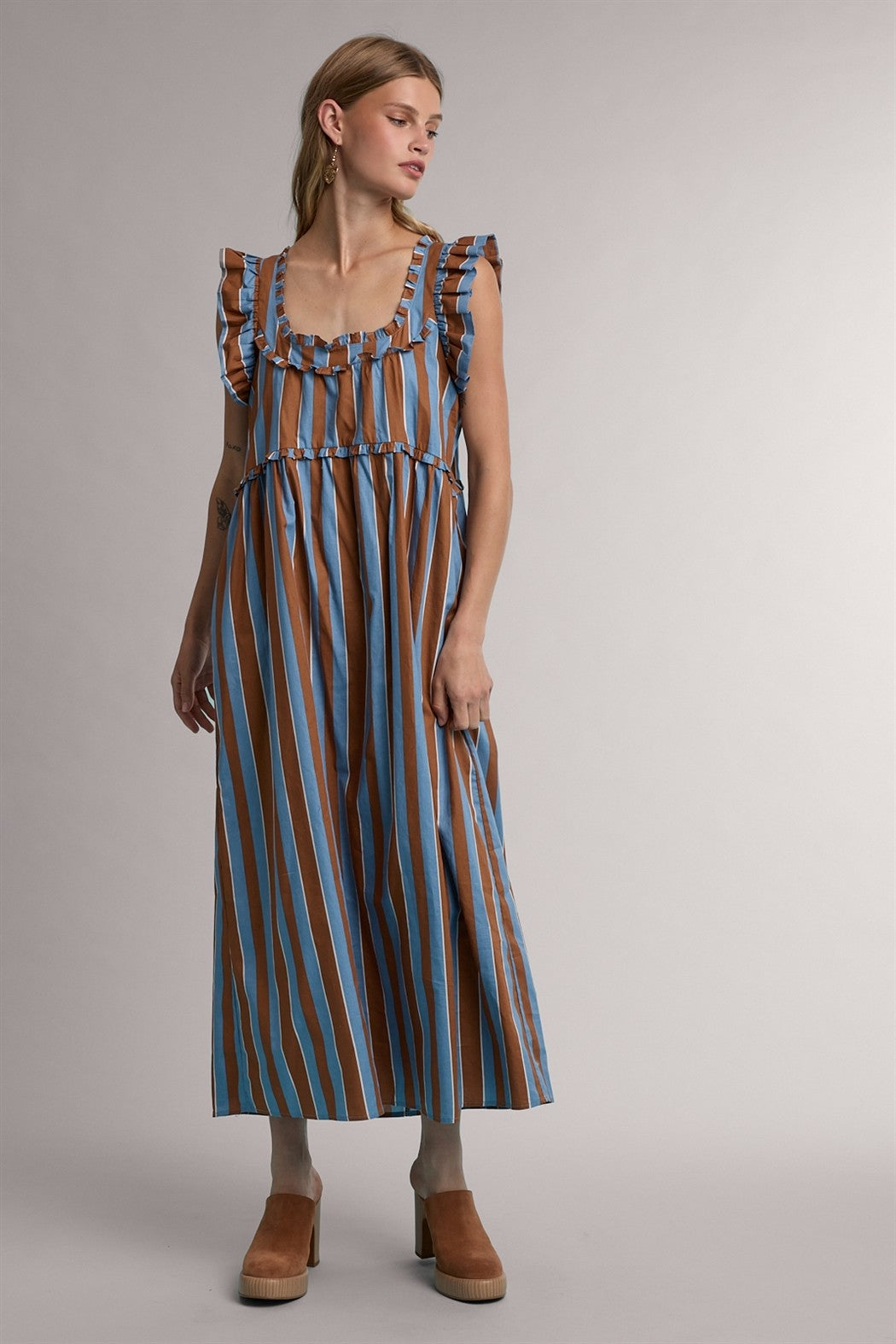 Blue Ridge Stripe Maxi