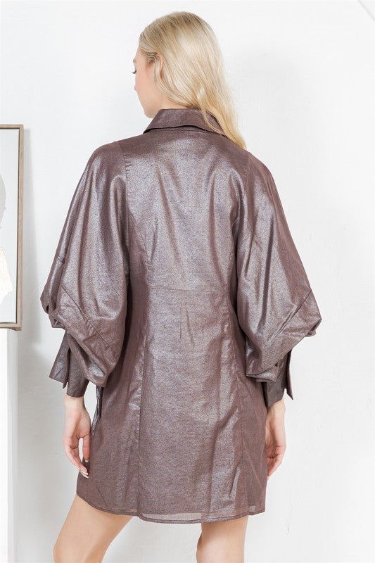 The Bronze Aura Dress