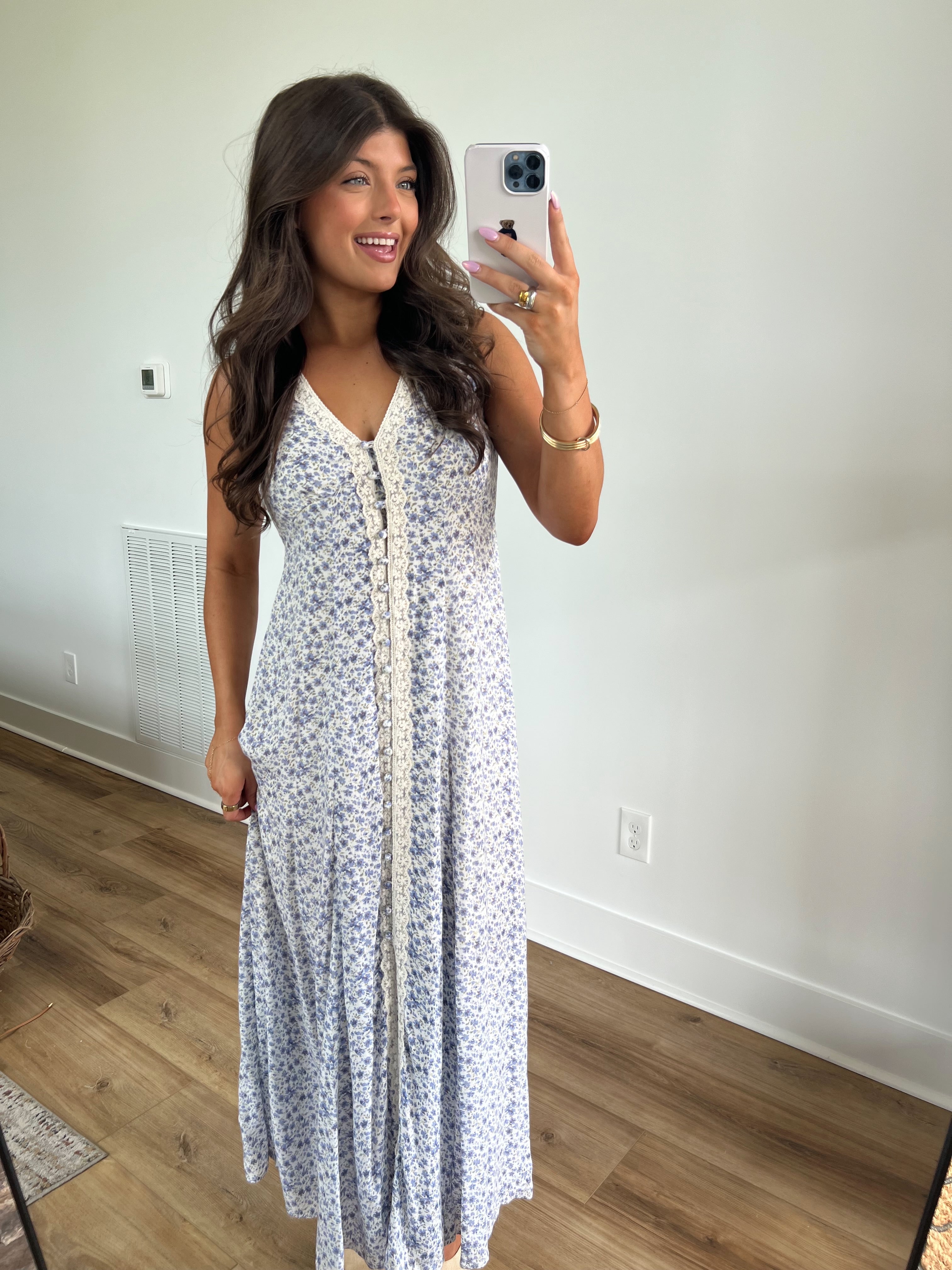 Charleston Girl Maxi Dress (Indigo)