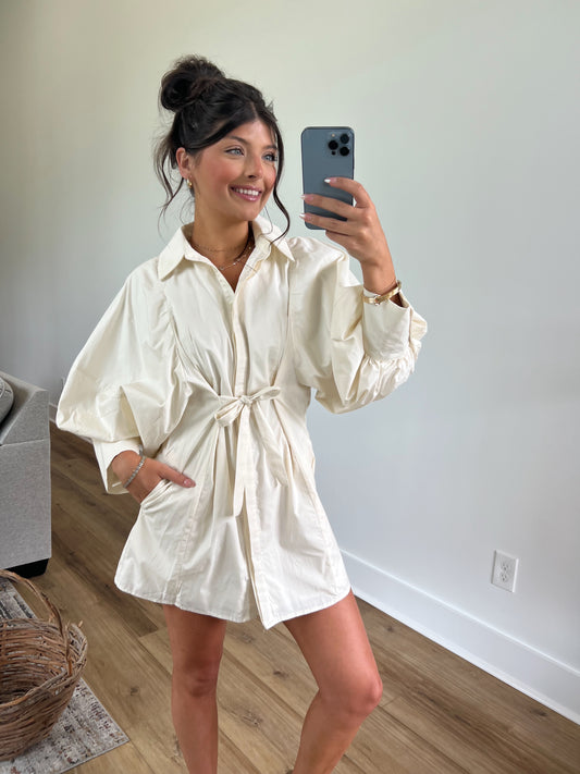 Sunday Morning Dress (Cream)