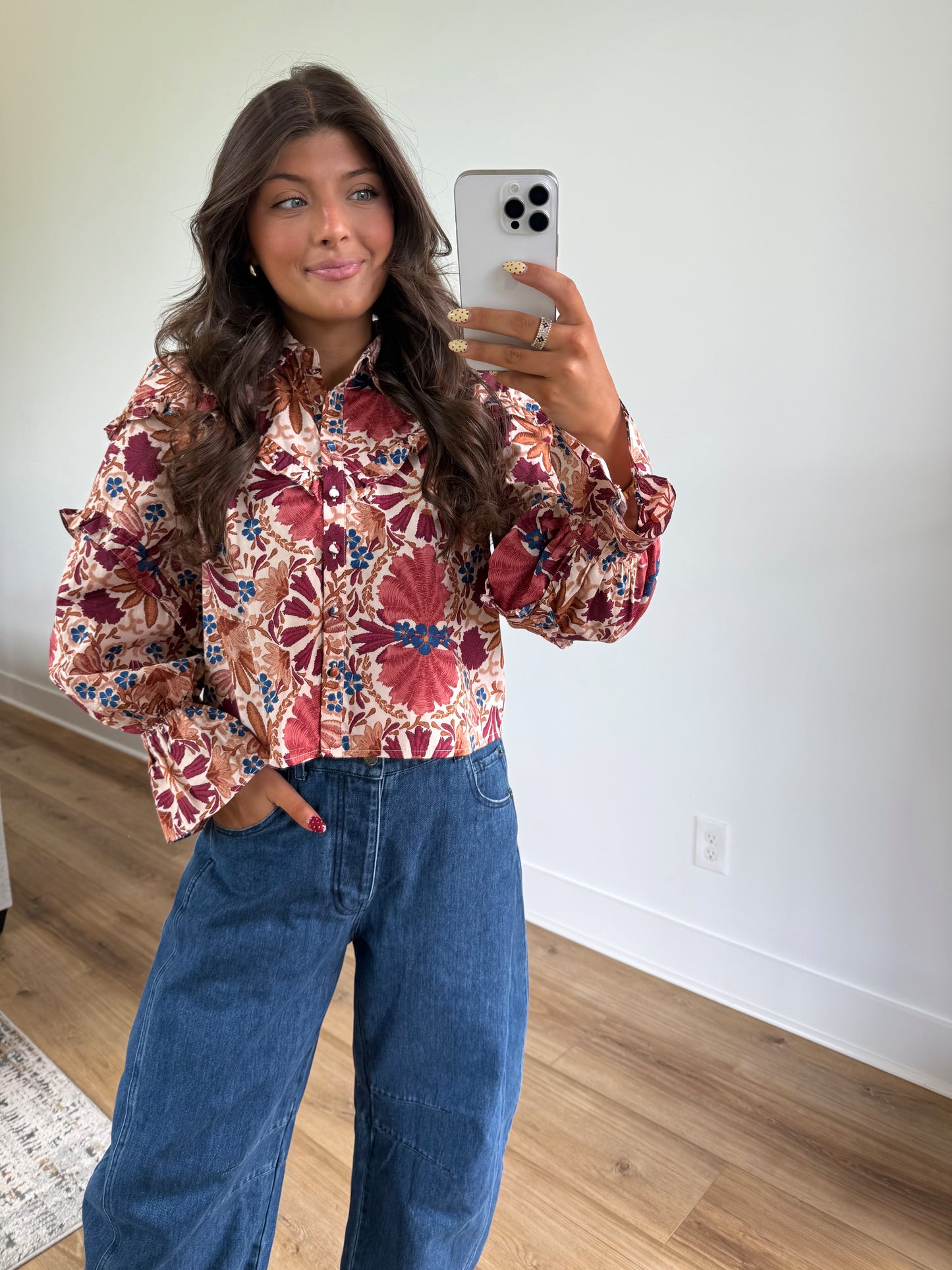 Lucy Ruffle Top