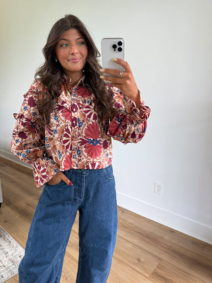 Lucy Ruffle Top