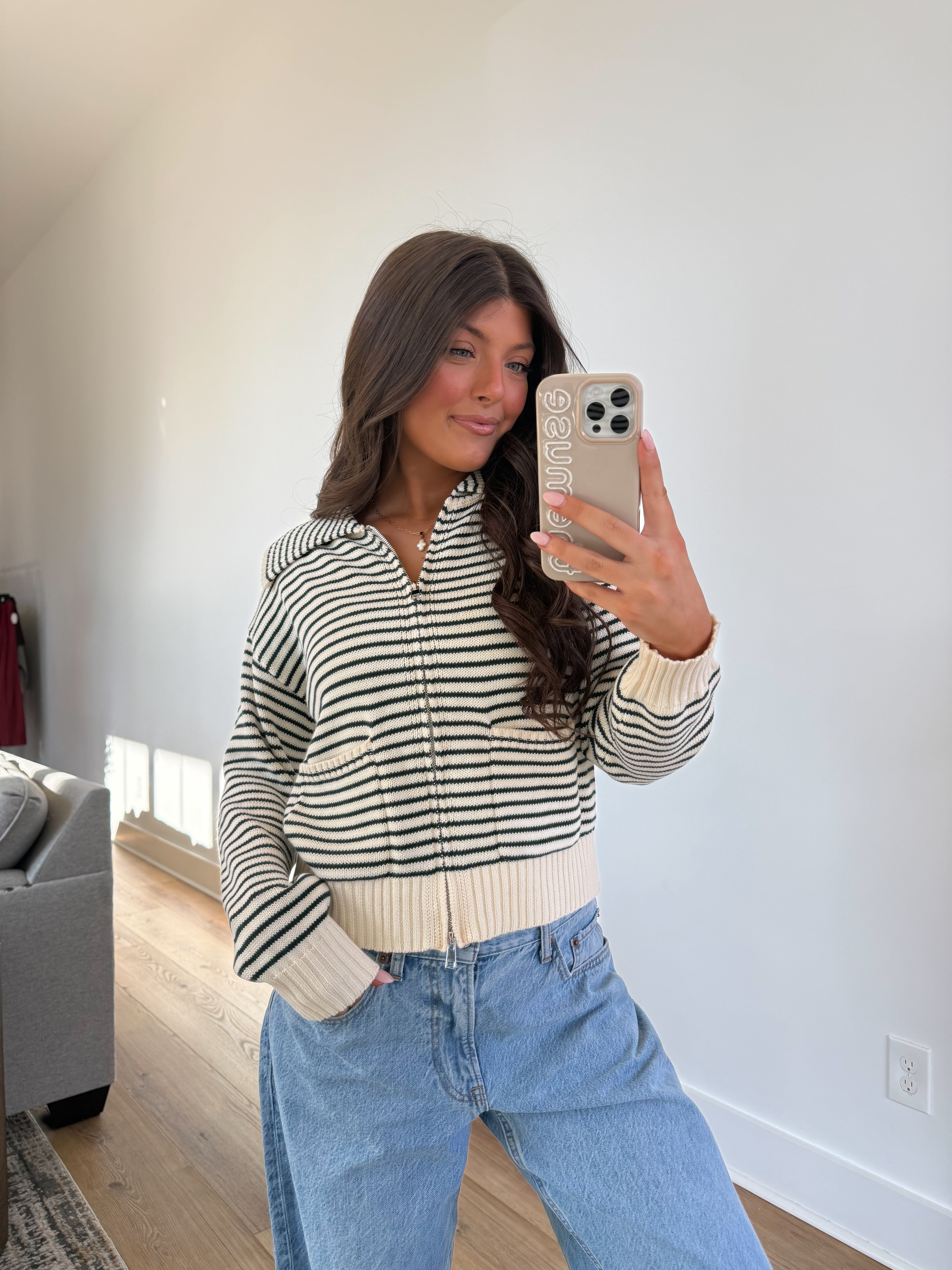 The Varsity Stripe Zip