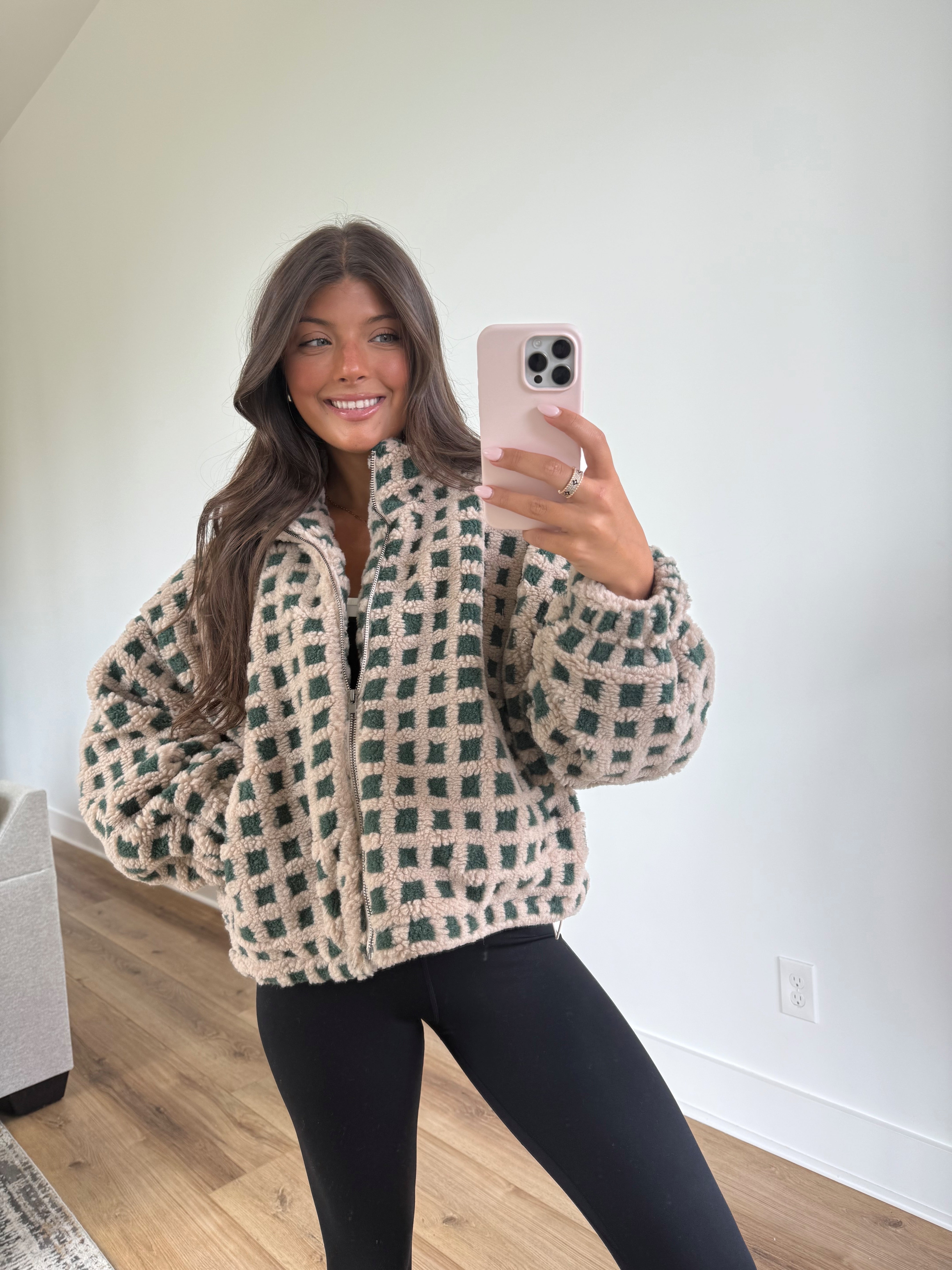 Evergreen Check Fleece