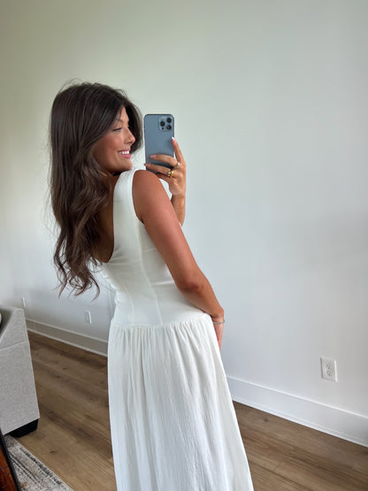 Drop Waist Maxi Dress