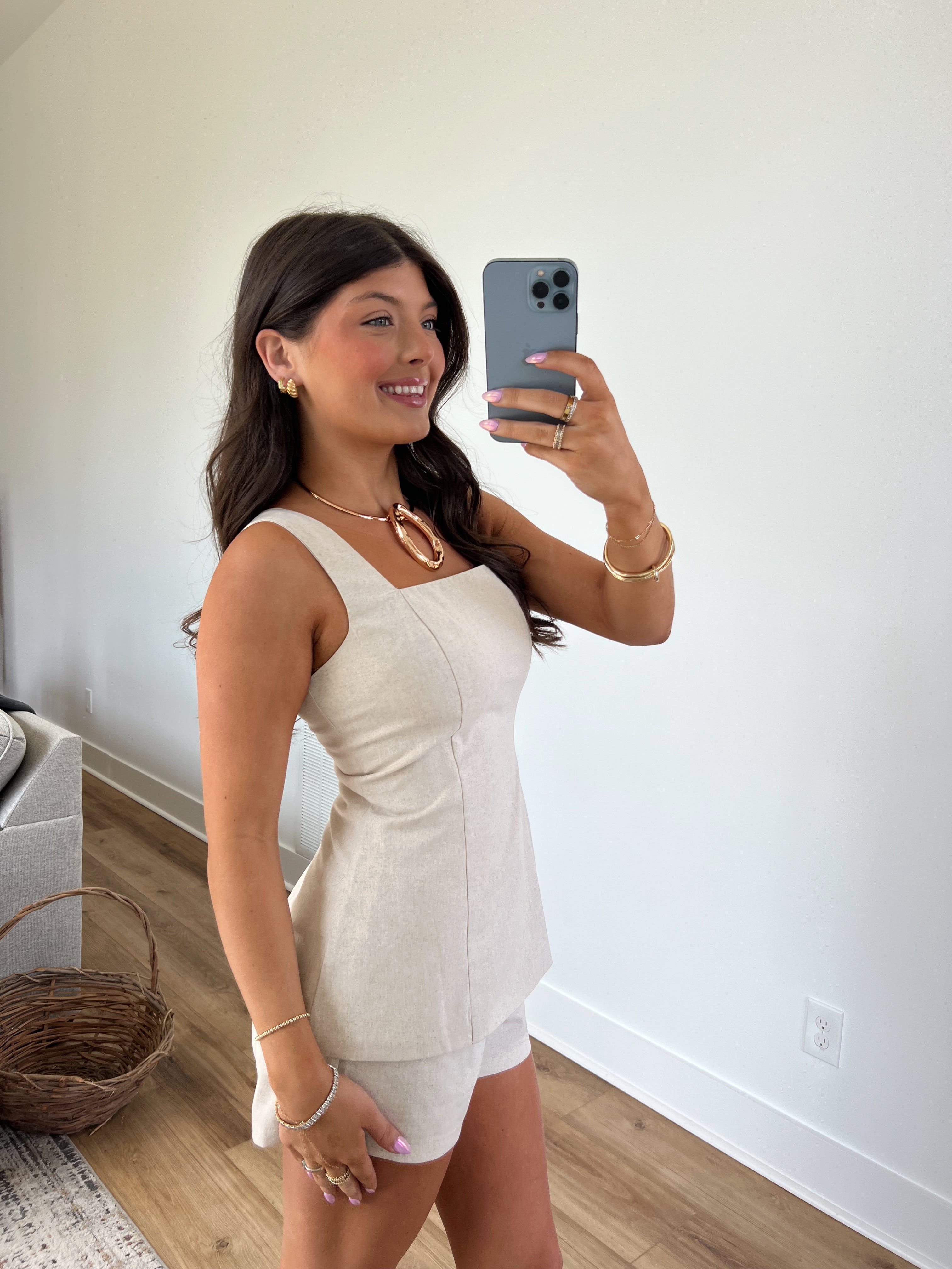Scarlett Linen Shorts Set