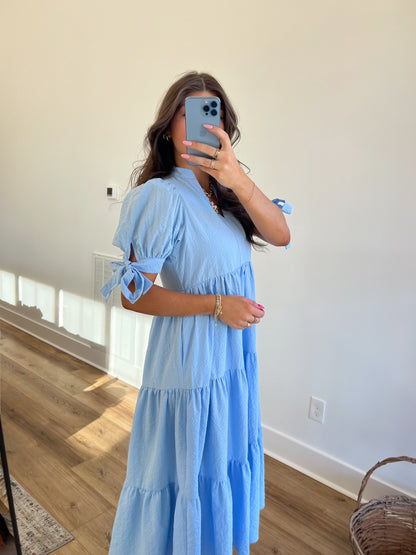 Sunday Best Midi Dress (Blue)