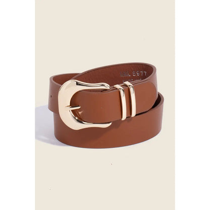 Brown W/ Gold Buckle Belt