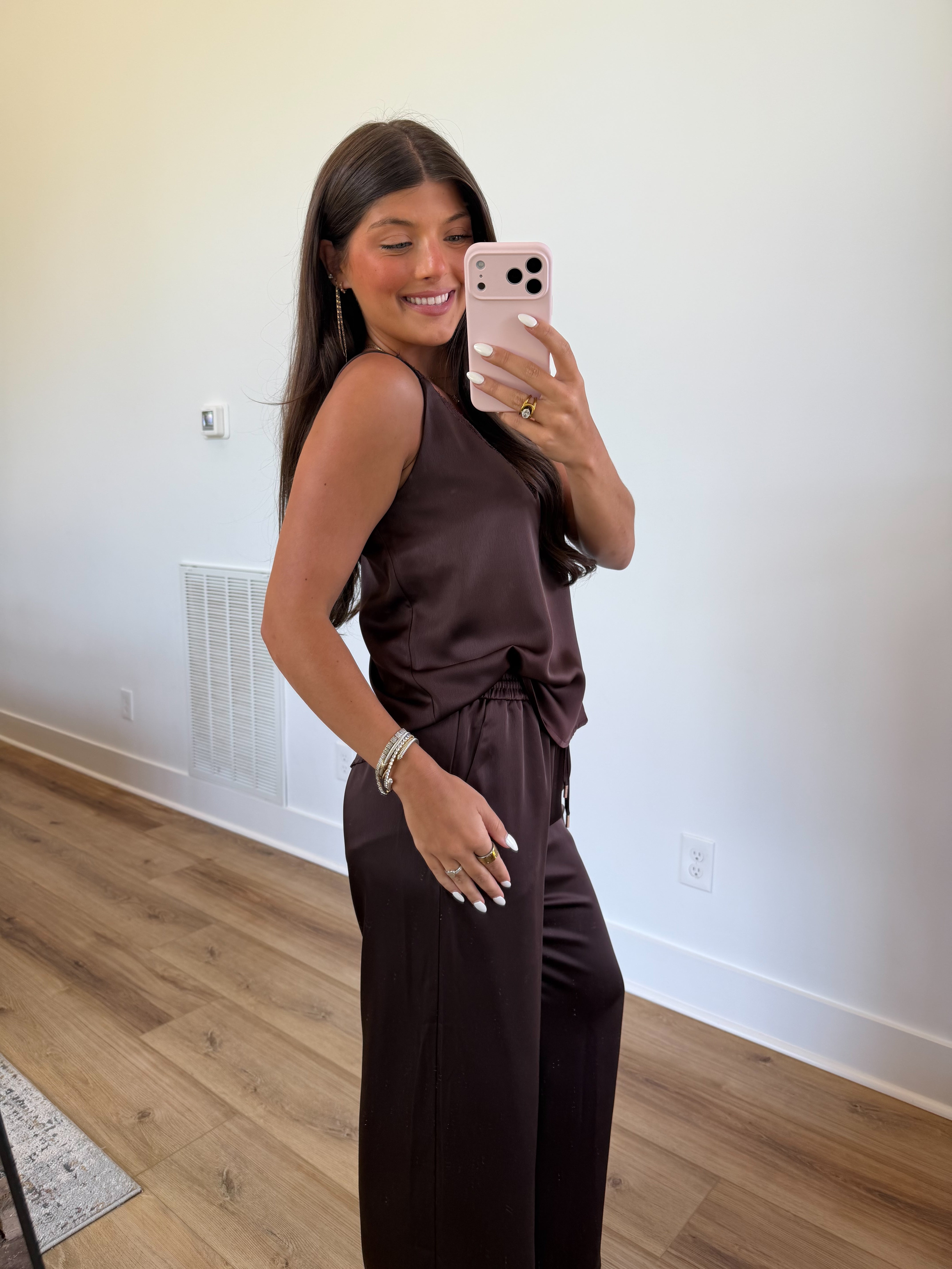 Espresso Satin Set