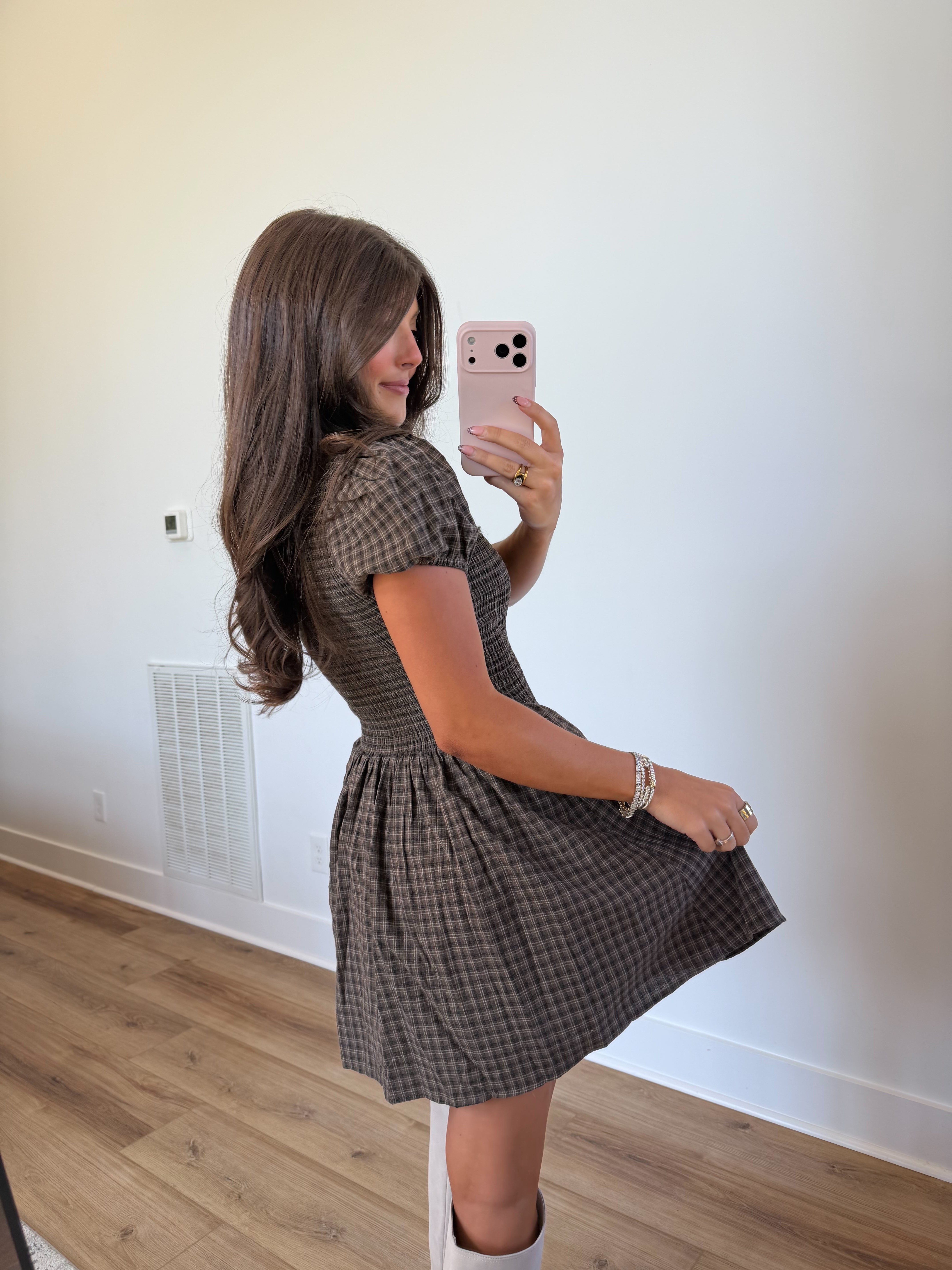 Espresso Plaid Mini