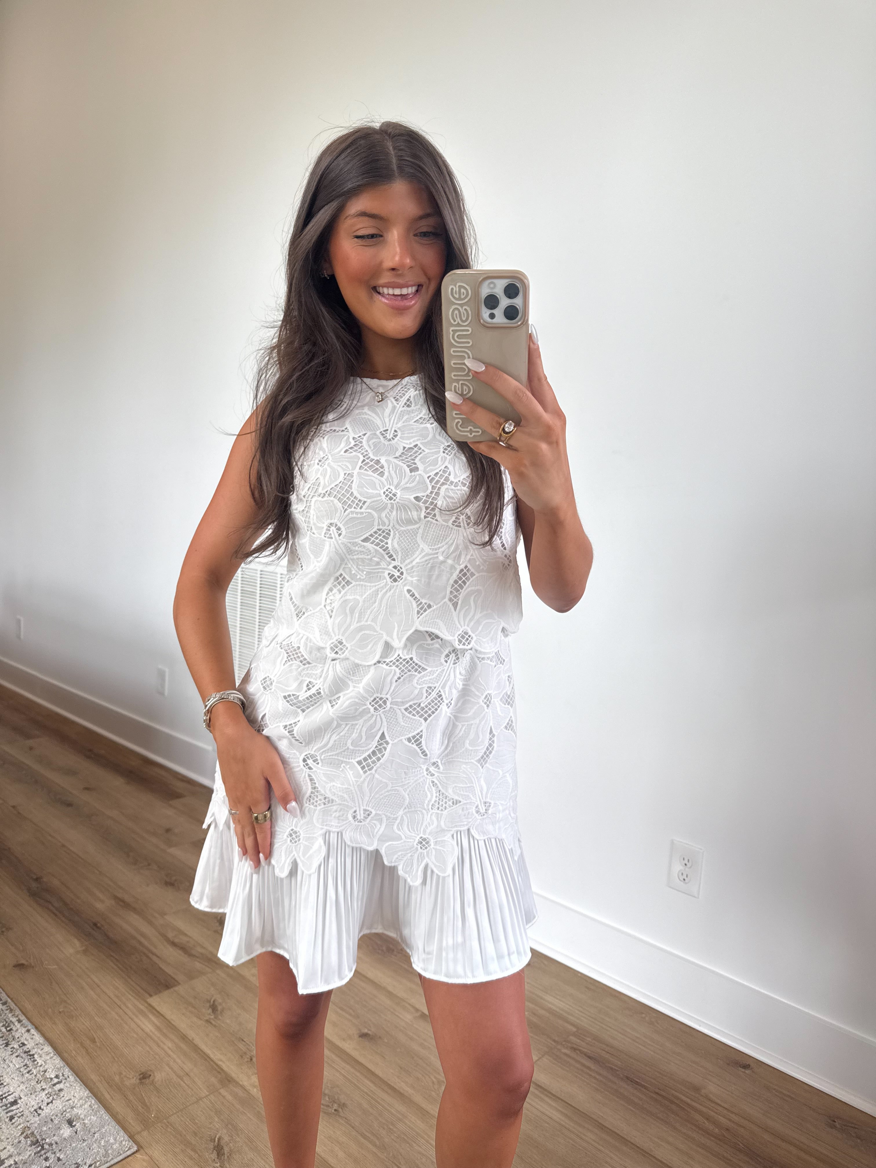 Floral Tiered Mini Dress