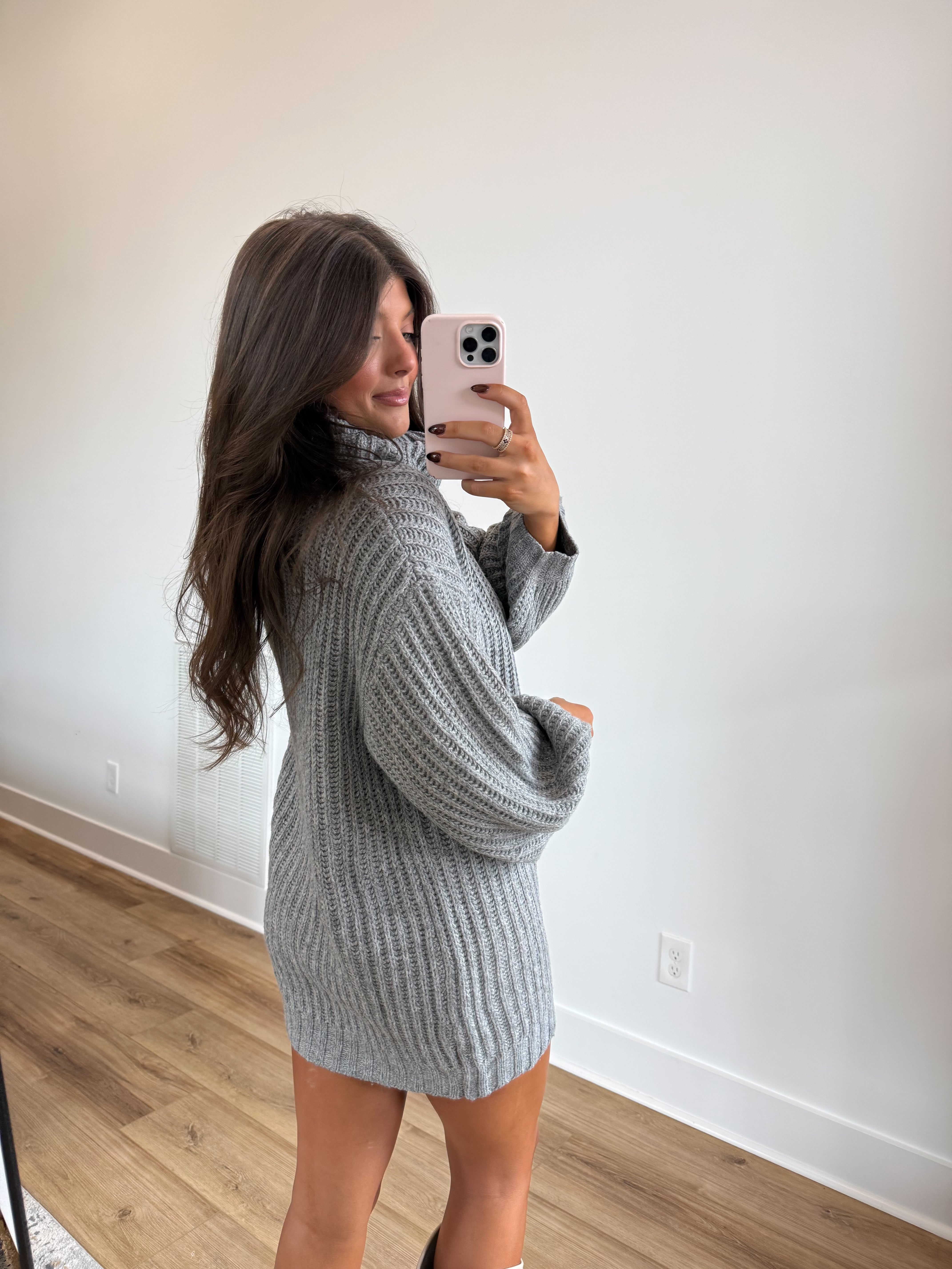 Charlie Knit Dress (Grey)