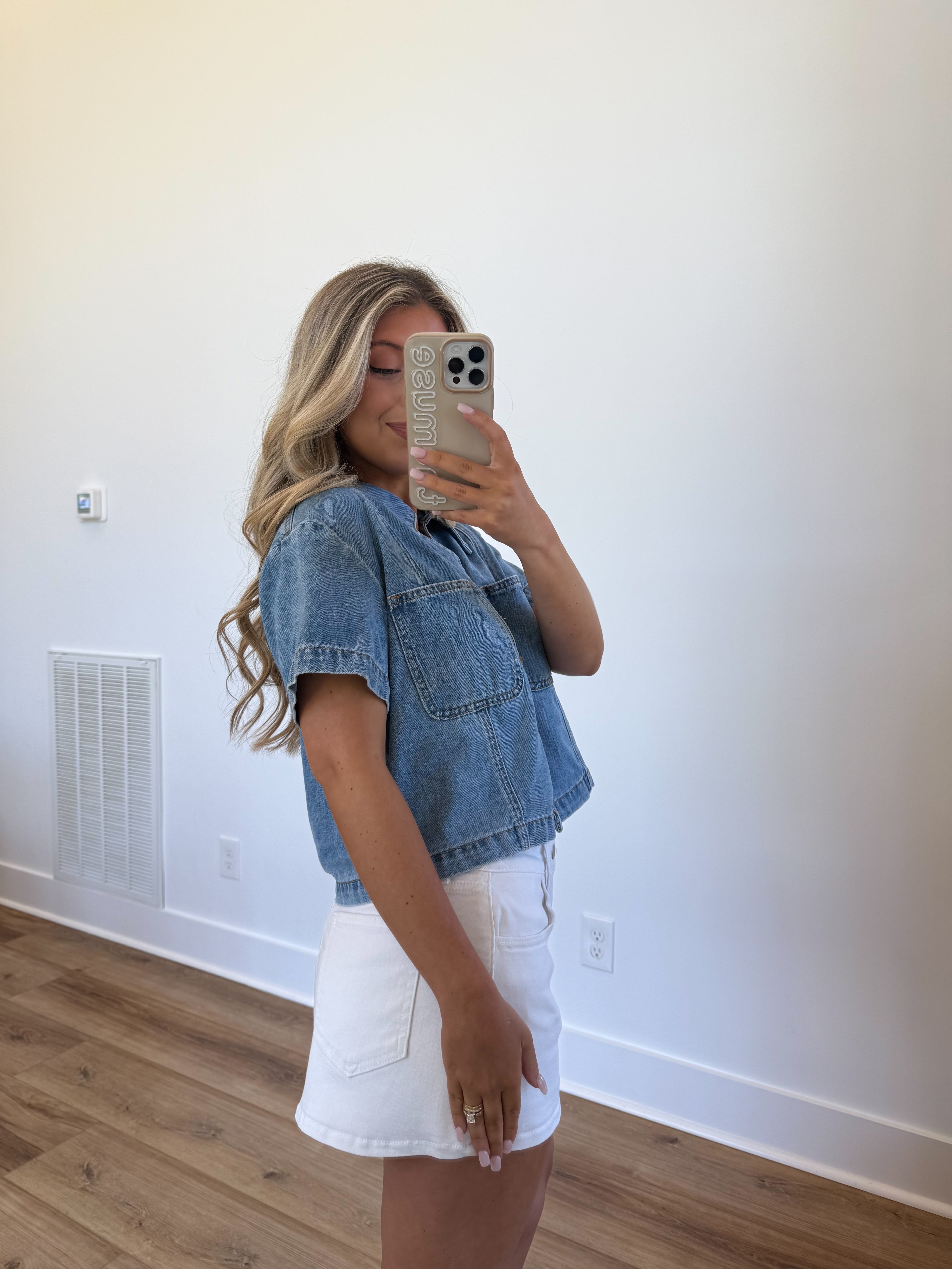 Livvy Denim Top