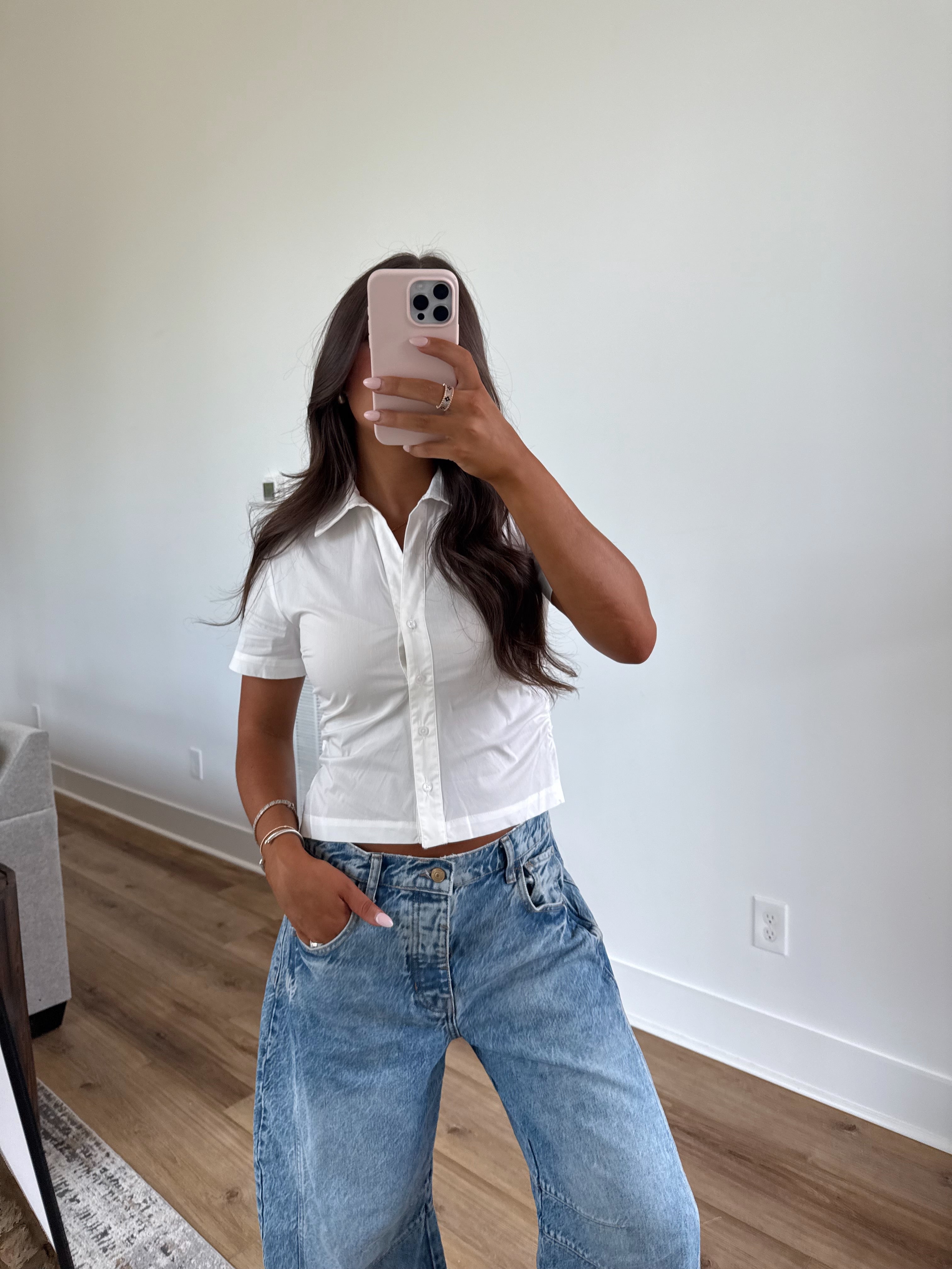 Soho Button Top