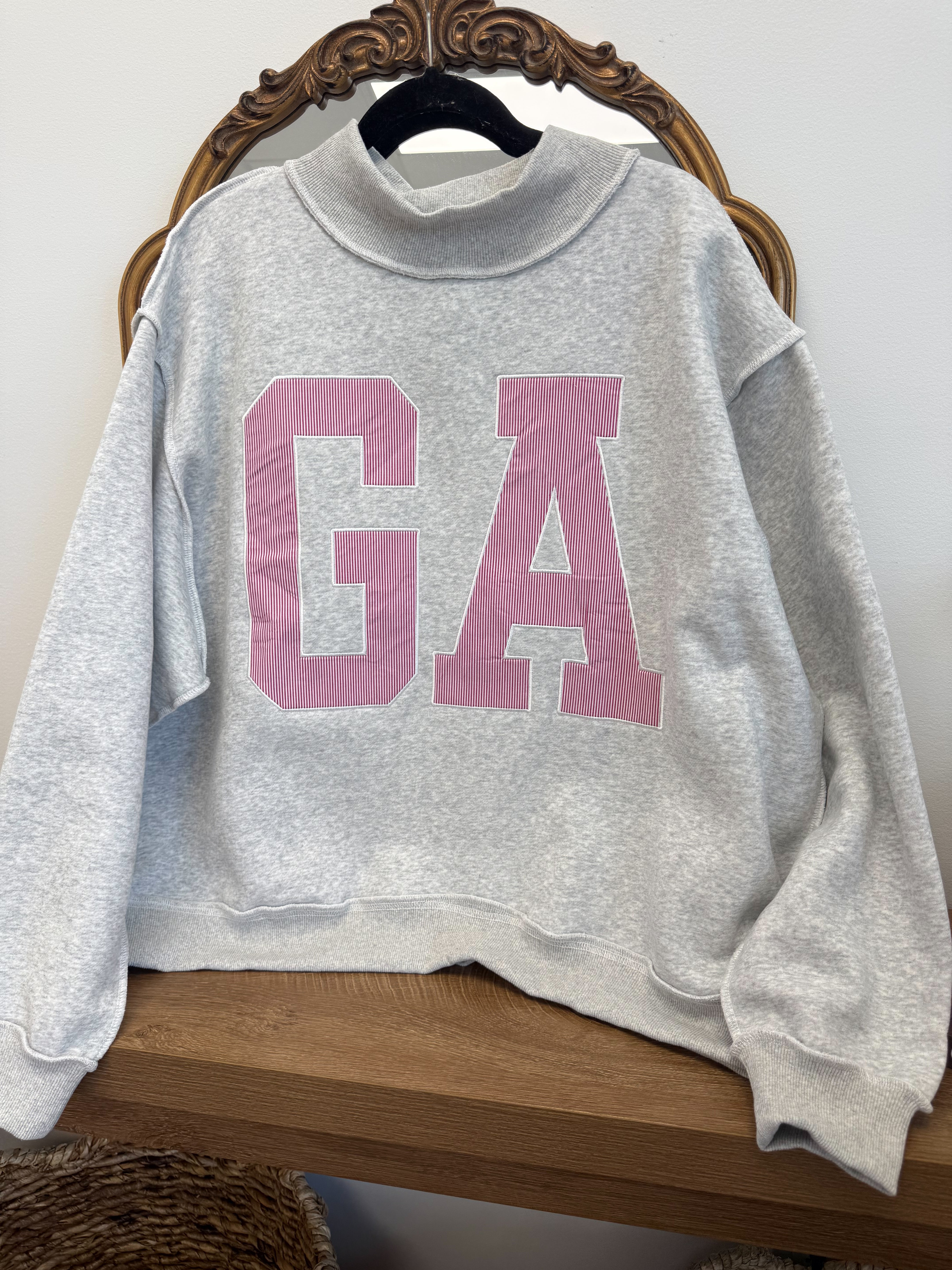 Gameday Stripes Mockneck (GA)
