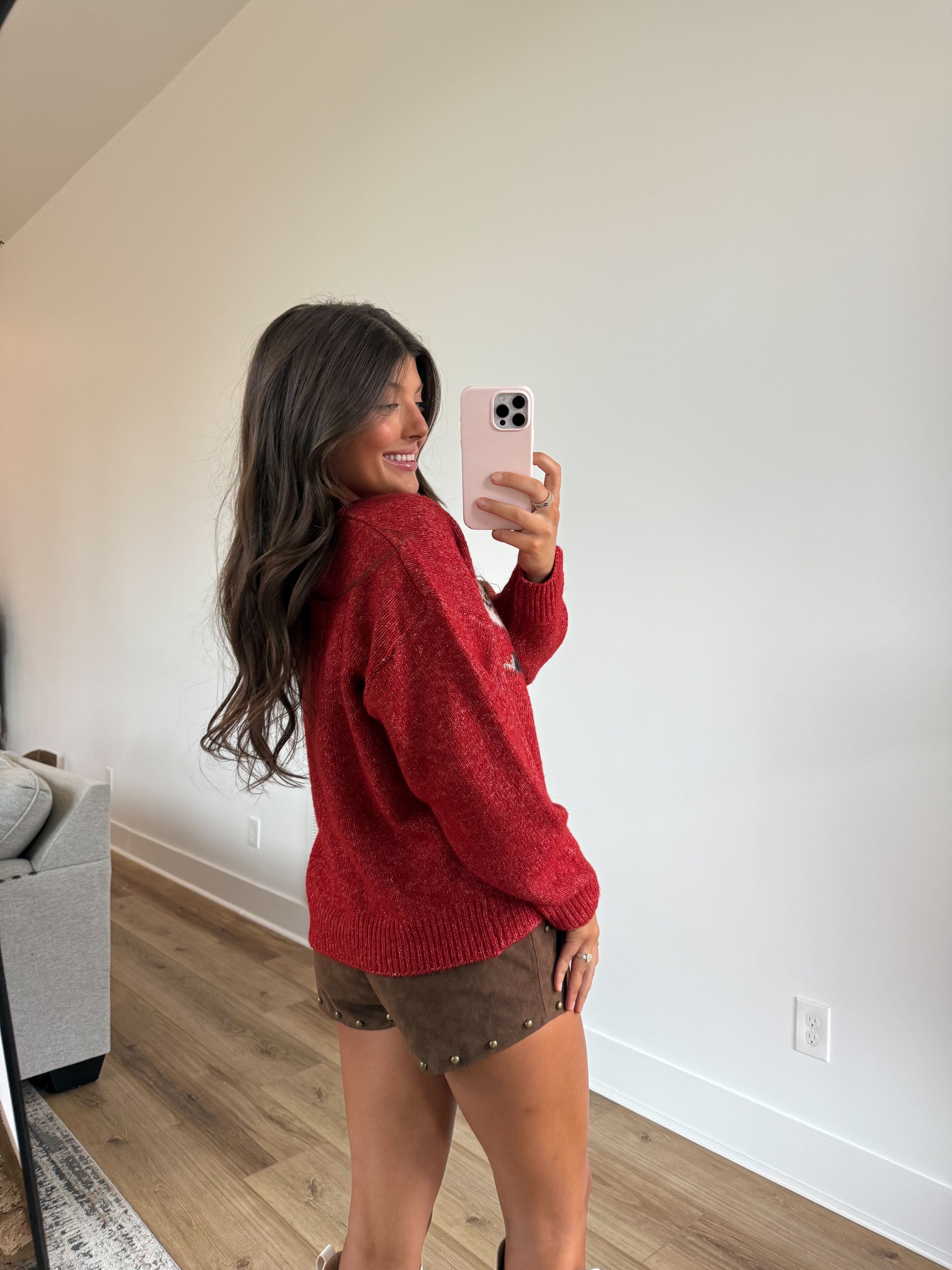 The Mallard Sweater (Red)