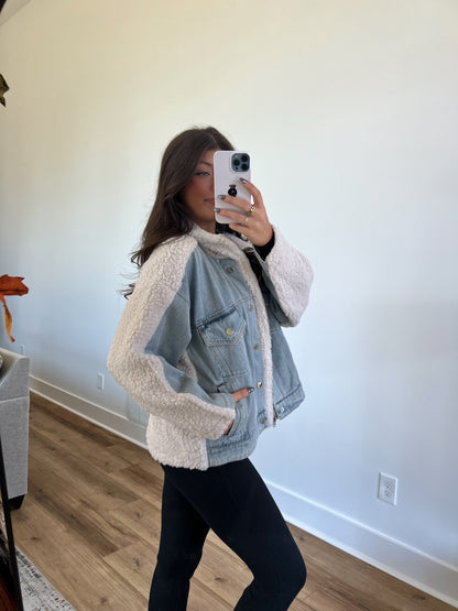 Fleece/Denim Duo Jacket