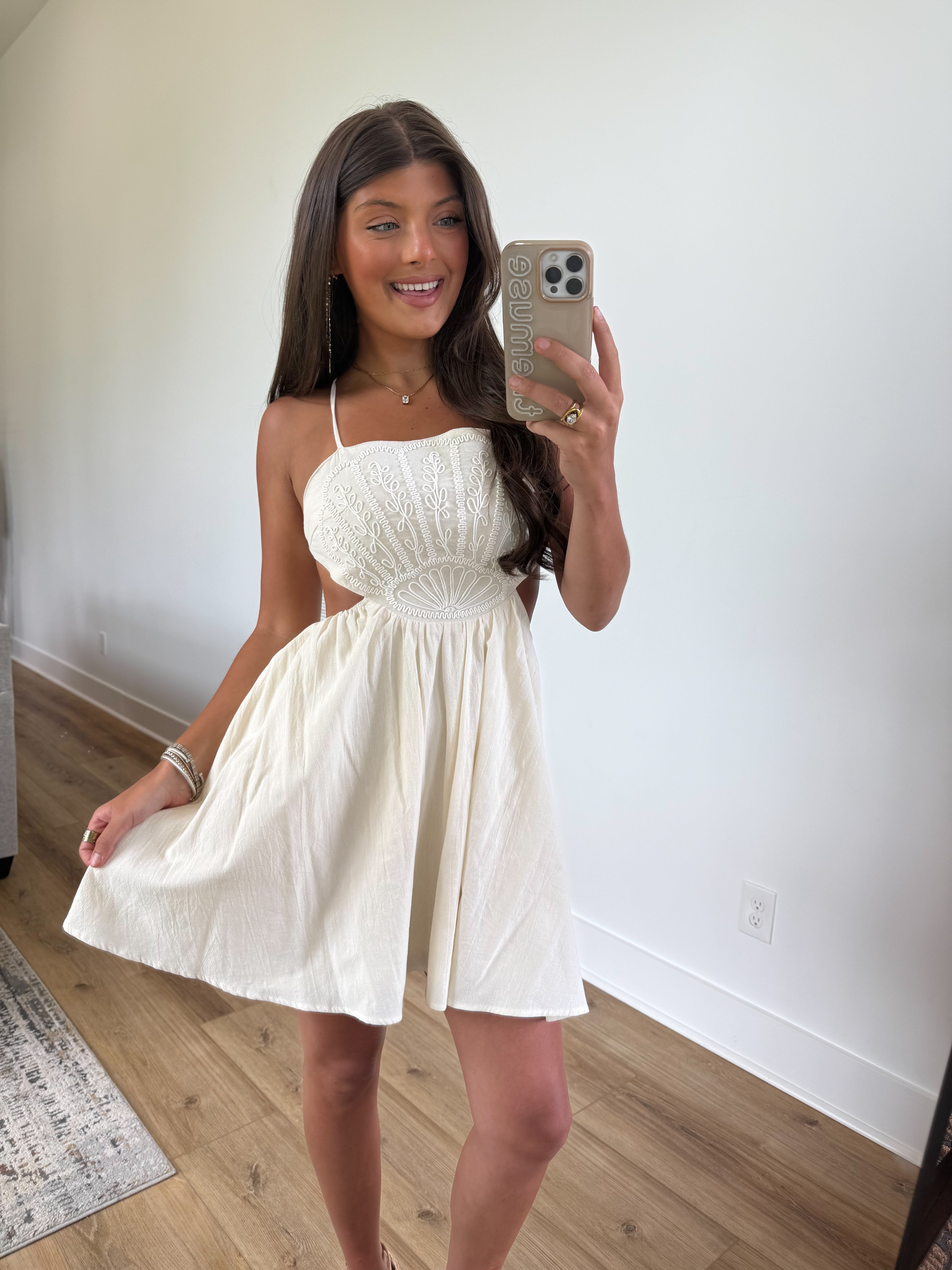 Cream Seashell Romper