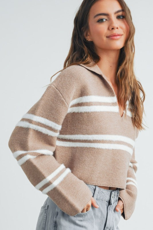The Oat Stripe Sweater