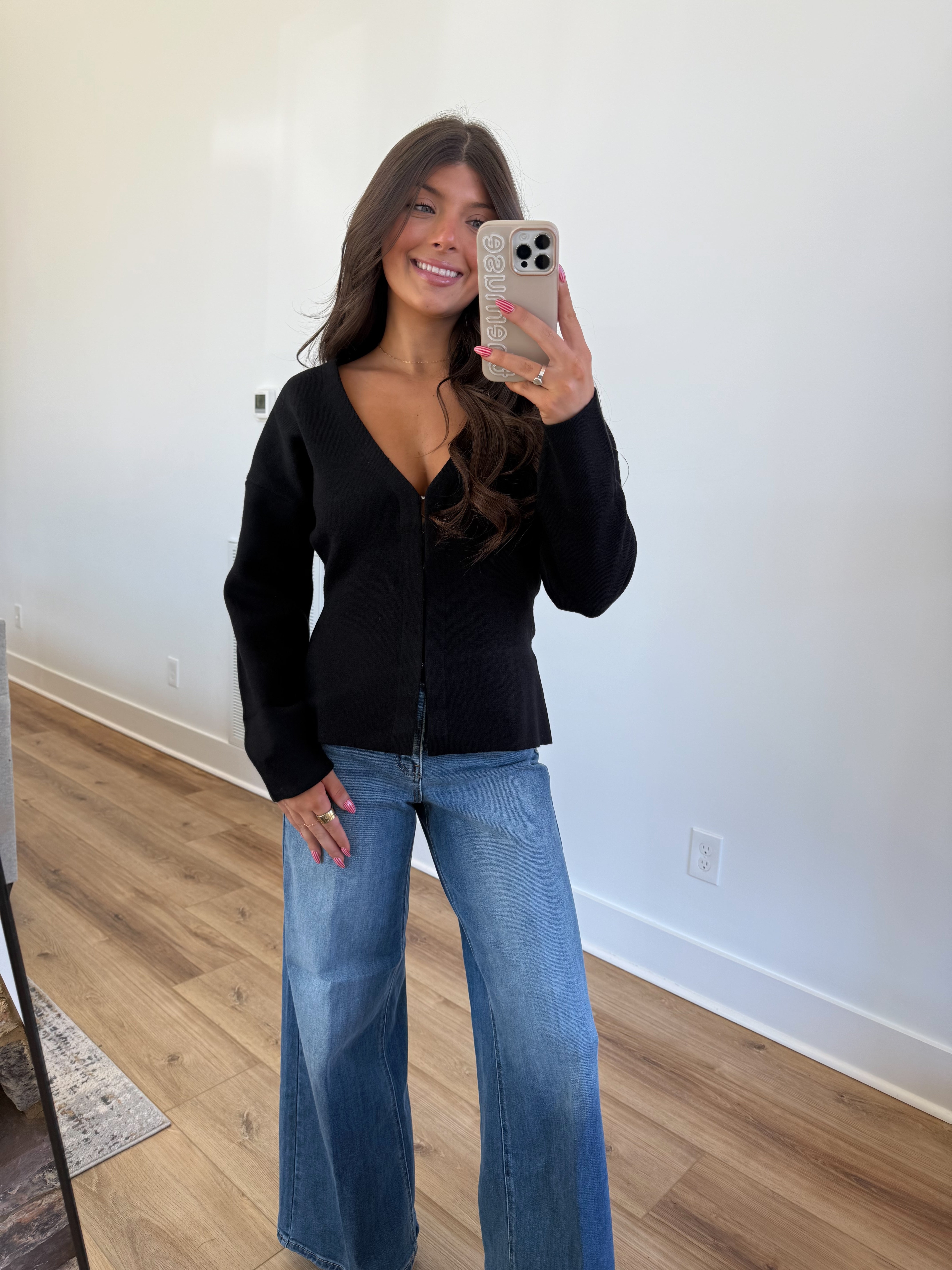 Clean Lines Top (Black)