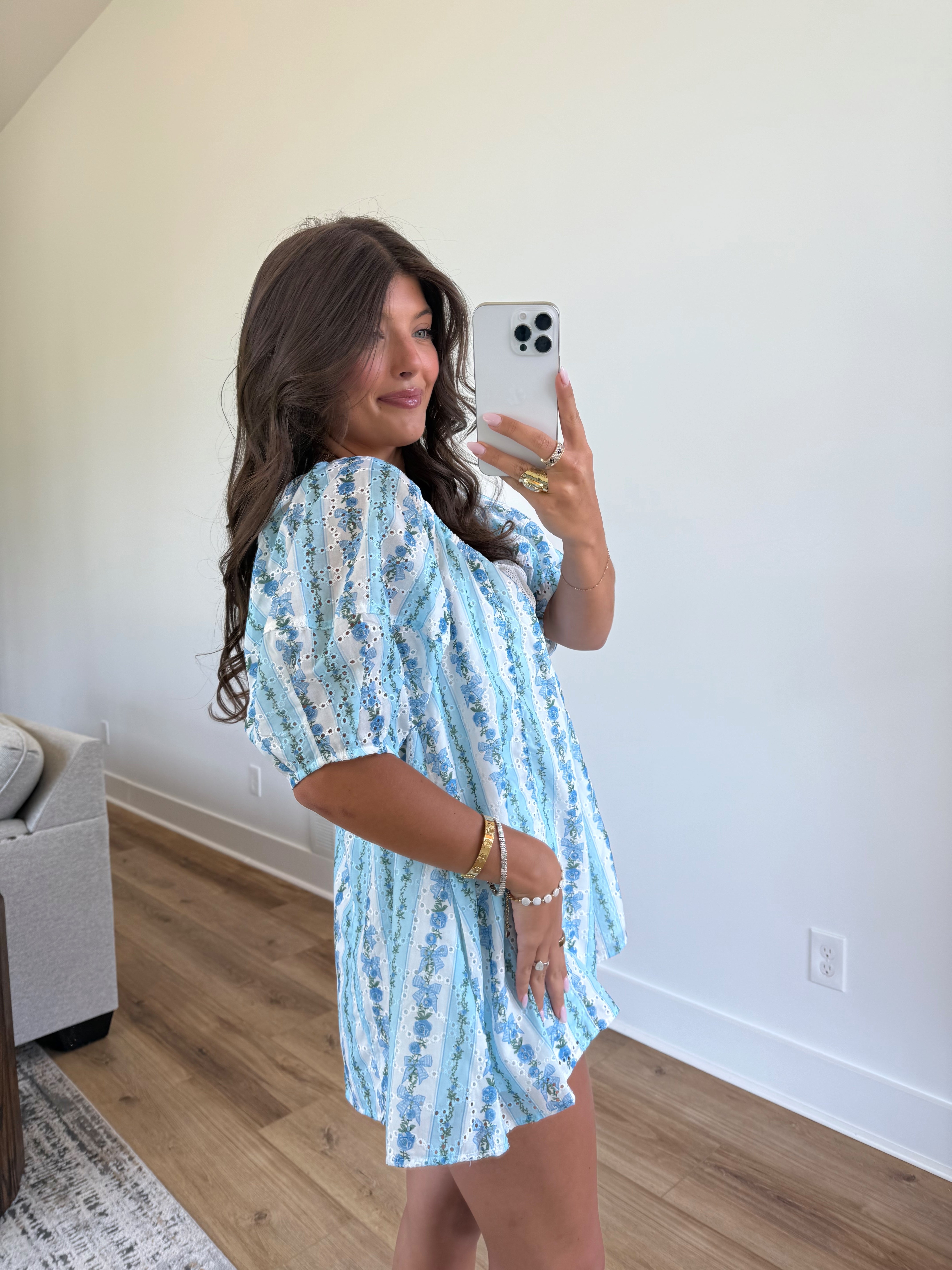 Blueberry Ribbons Romper