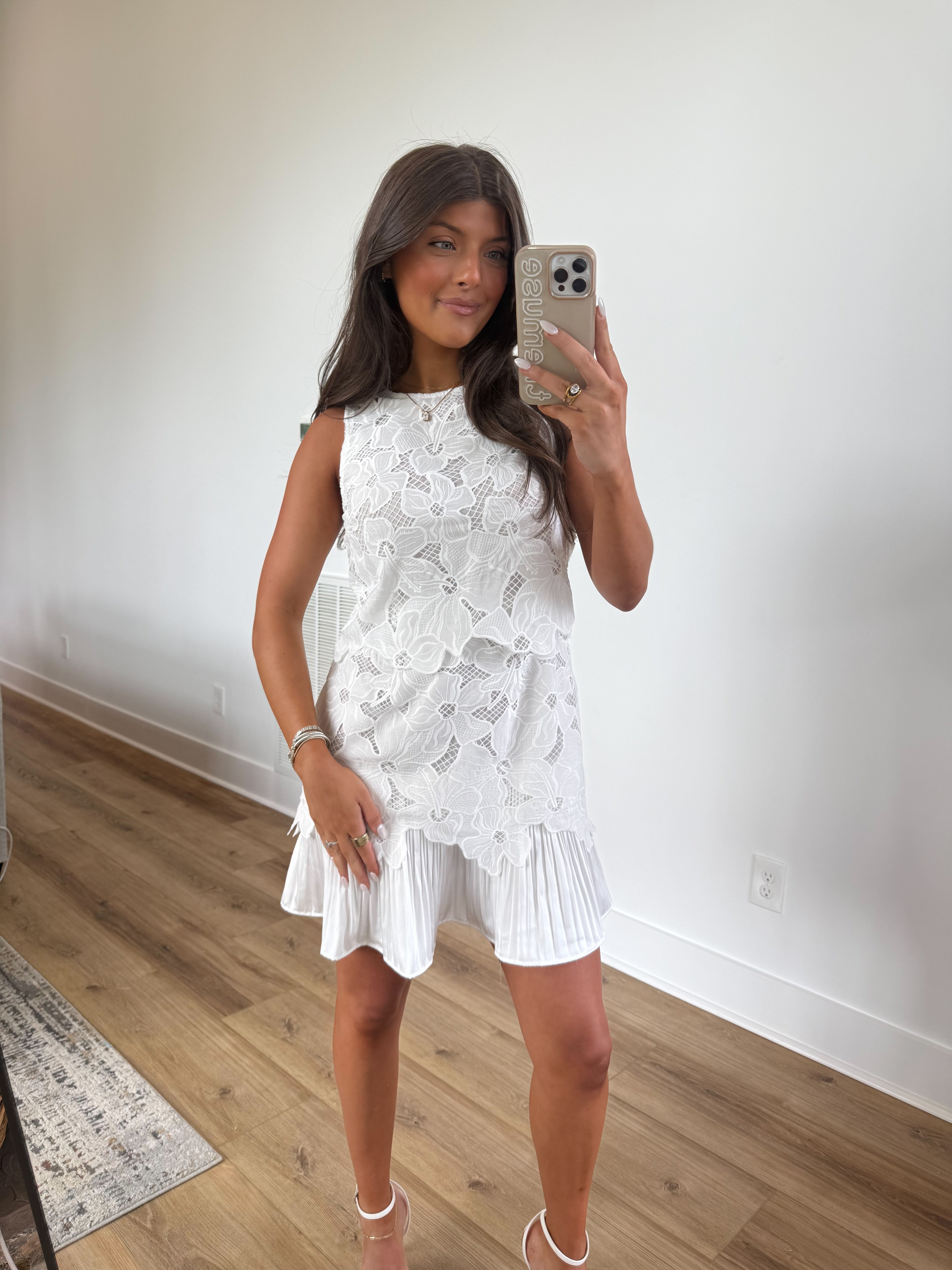 Floral Tiered Mini Dress