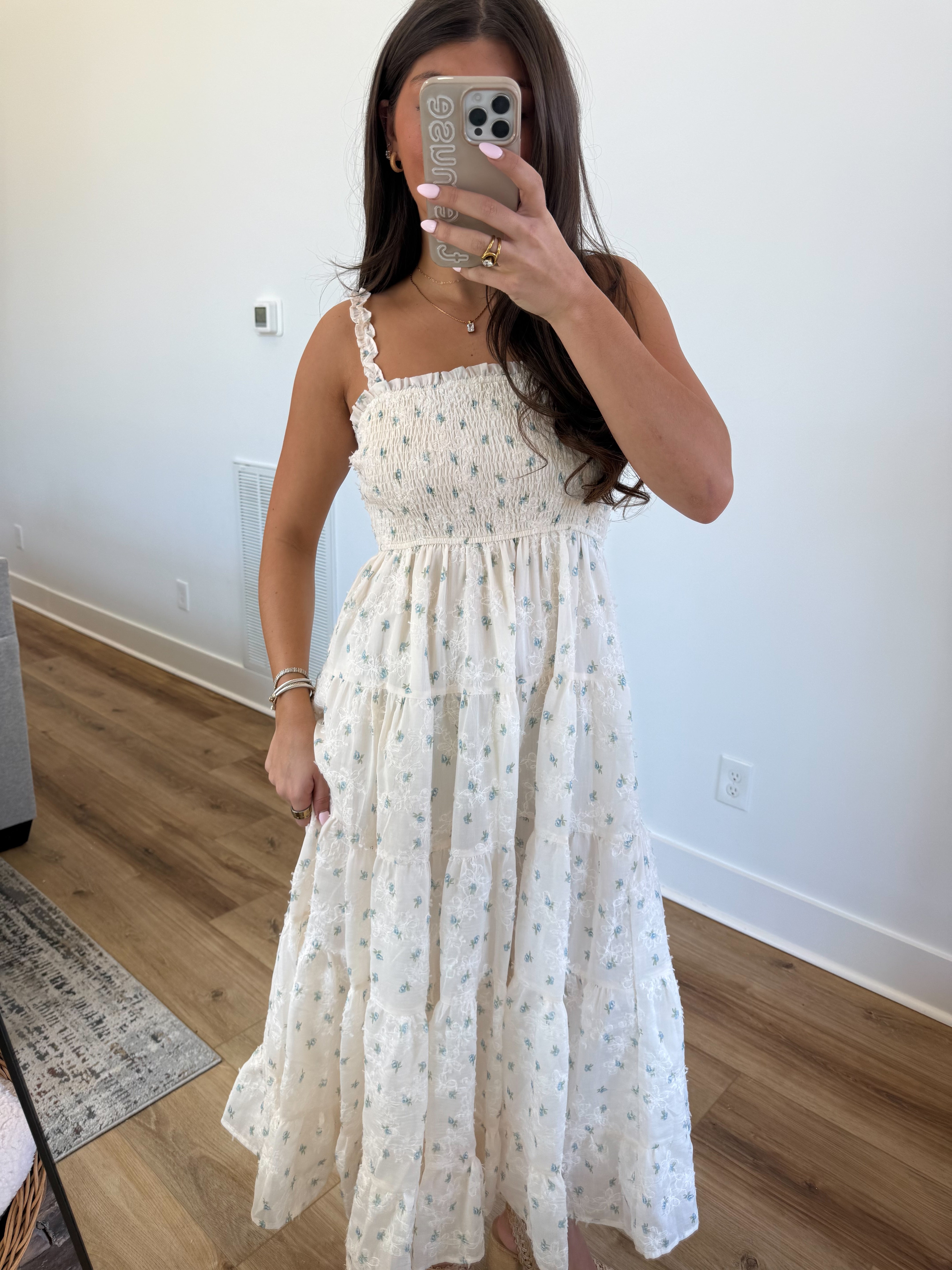 Cottage Ruffle Midi