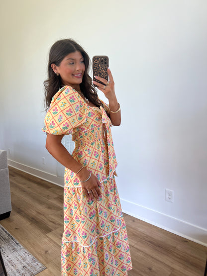 Pineapple Dreams Maxi Dress