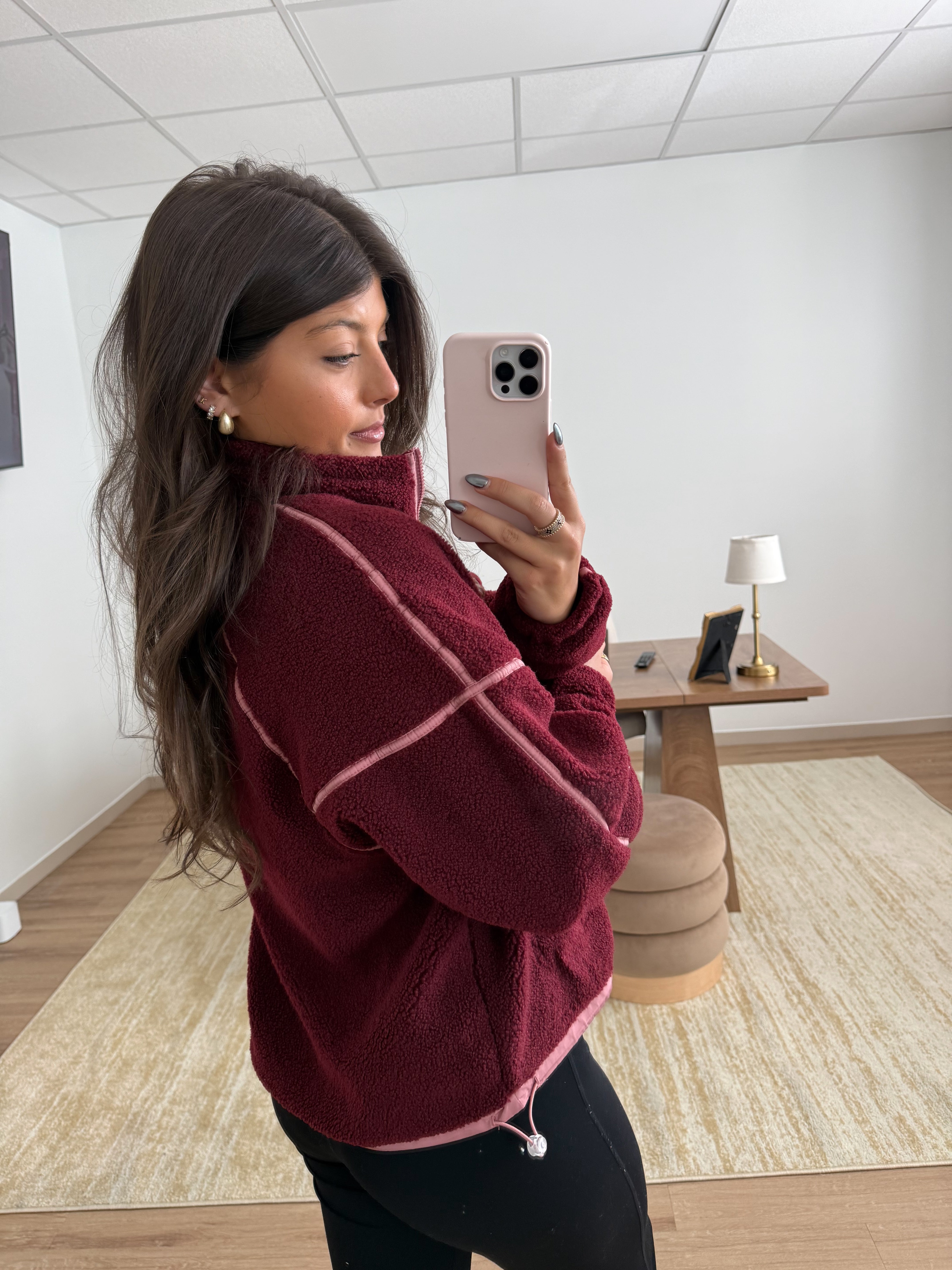 The Ridge Half Zip (Burgundy)