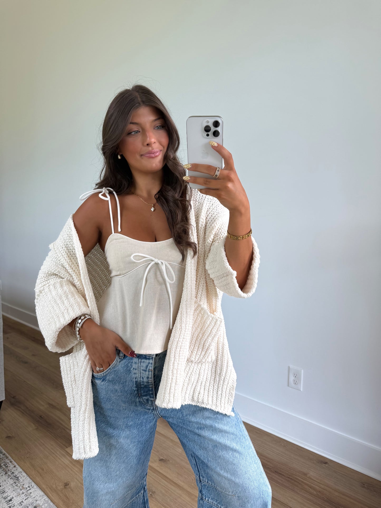Oat Milk Cardigan (Cream)(PRE-ORDER (Mid-October)/ Restock)