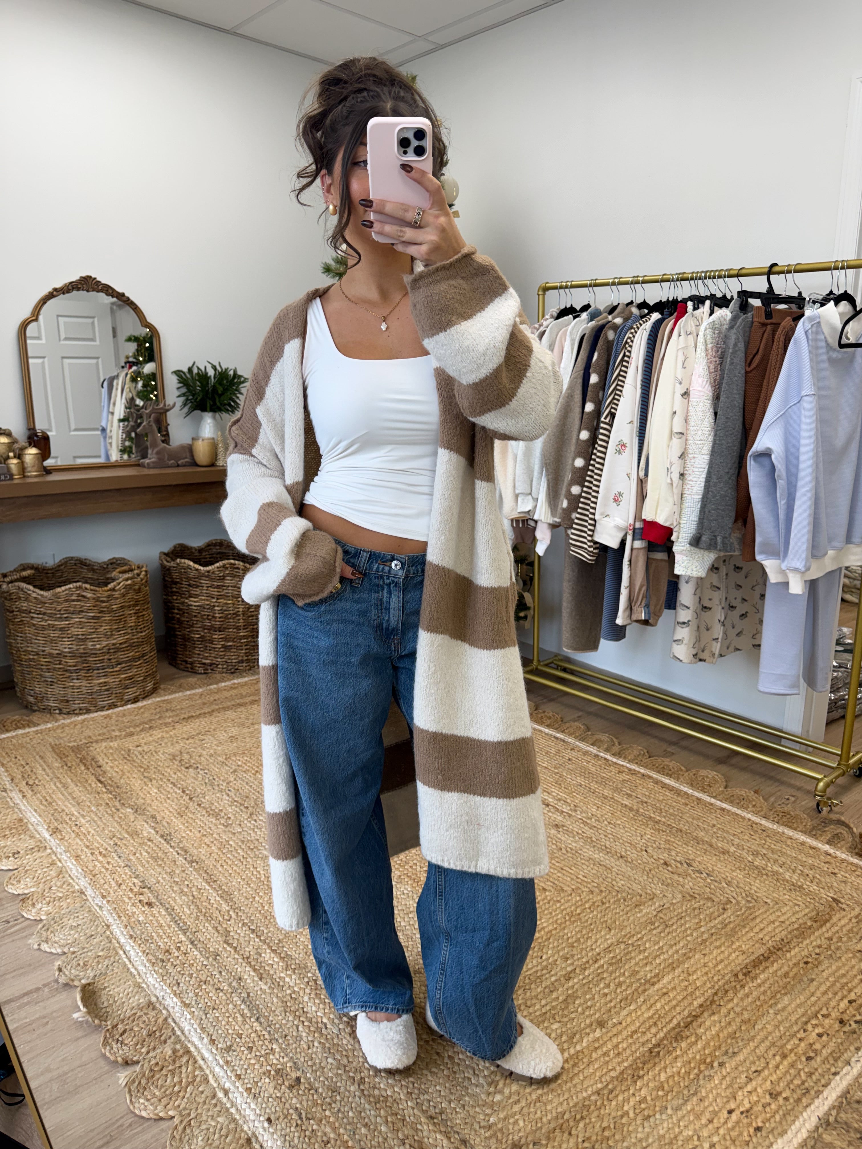 The Maison Stripe Cardigan