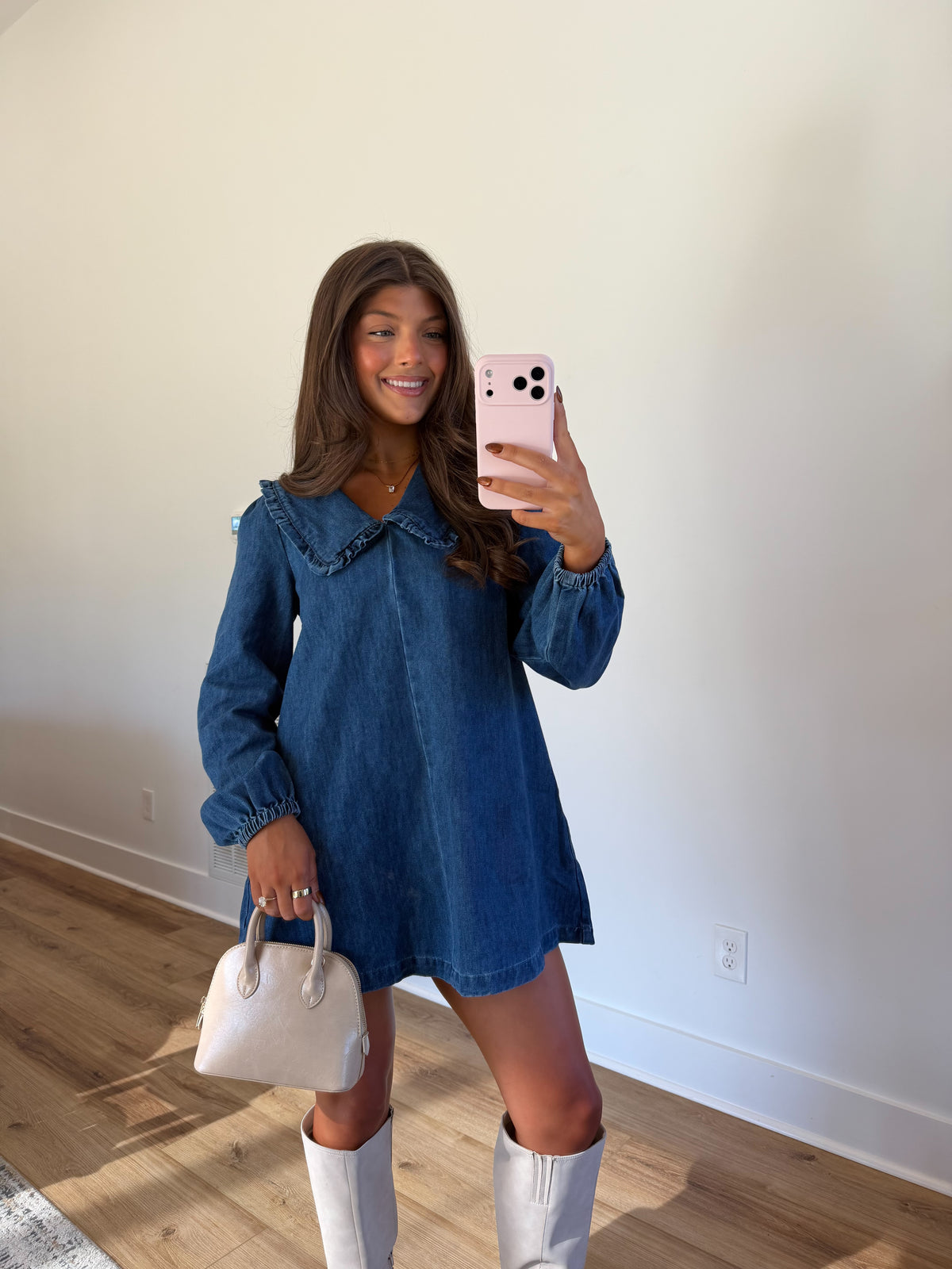 Luca Denim Mini Dress (PRE-ORDER (1-2 weeks)/ Restock)