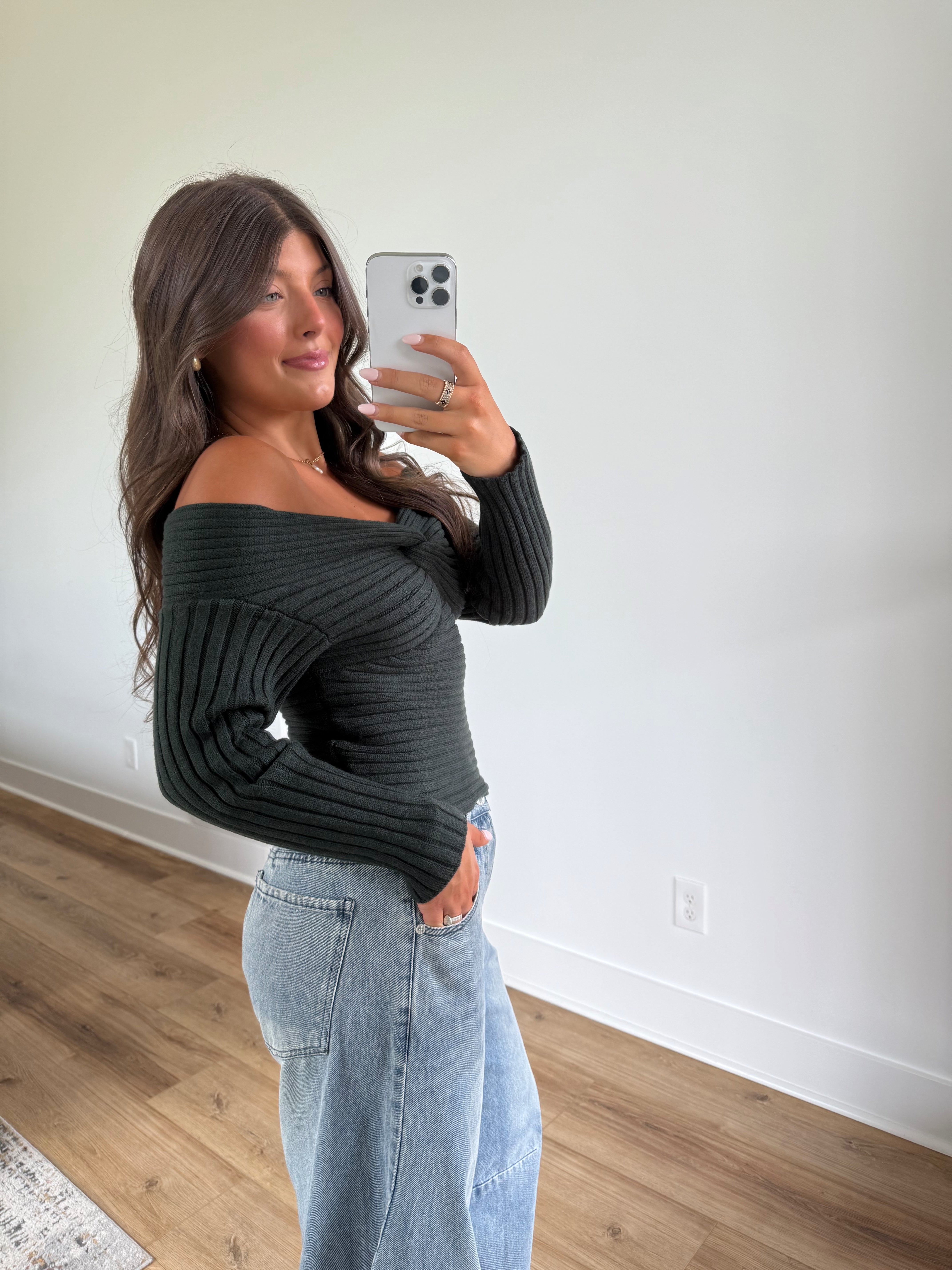Holly Green Sweater