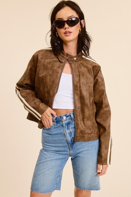 Clay Leather Jacket