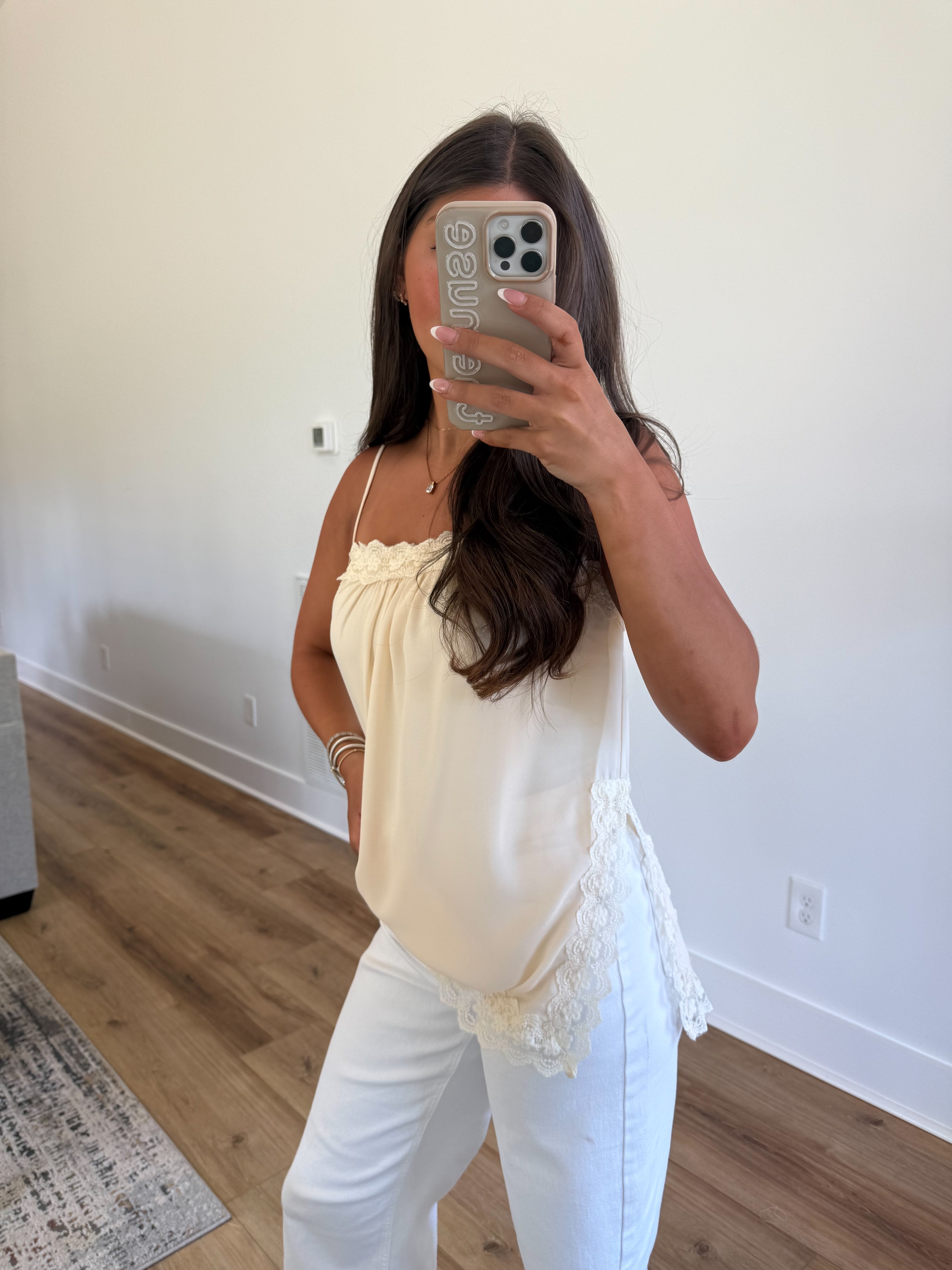 The Lace Trim Cami (PRE-ORDER (1-2 weeks)/ Restock)